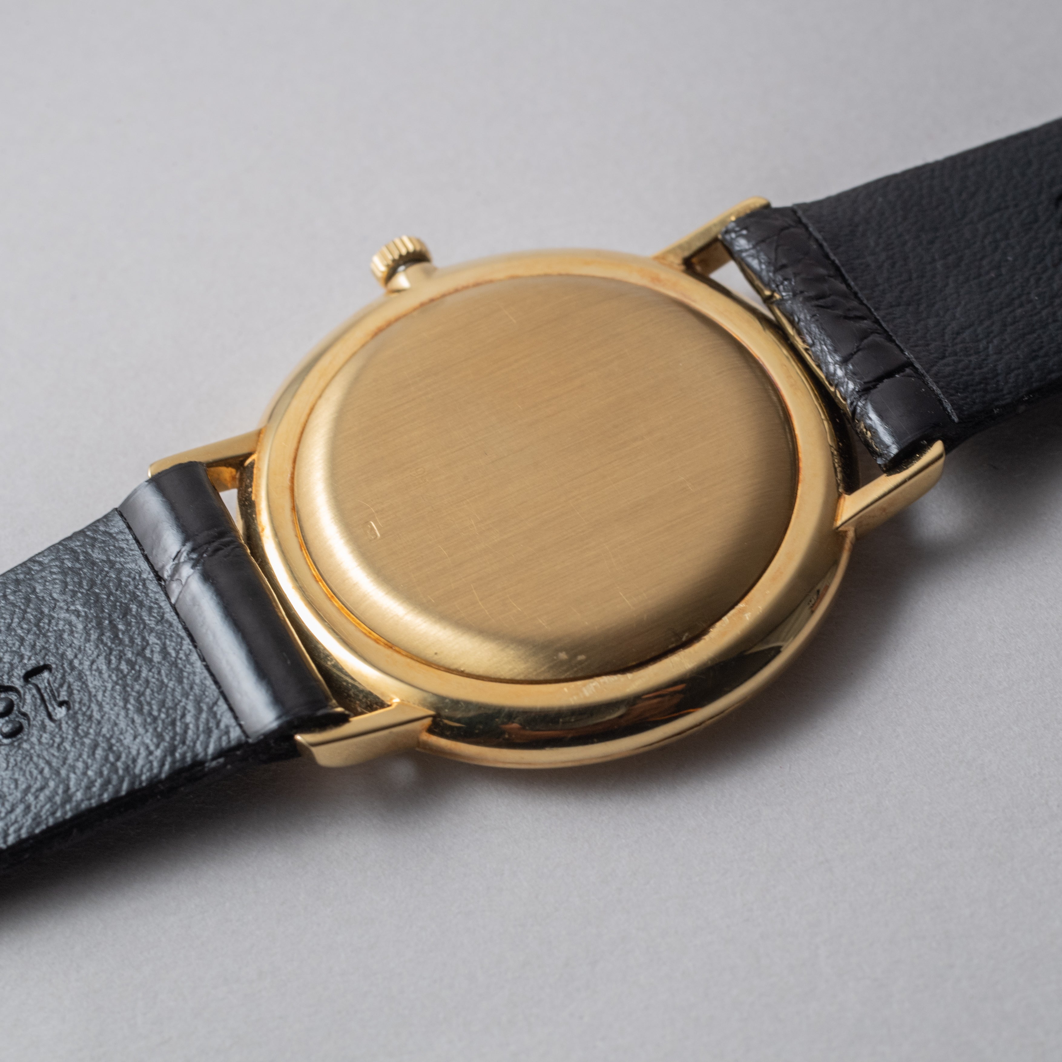 ジャガールクルト 18KYG ラウンド ホワイトローマン 1970年代製