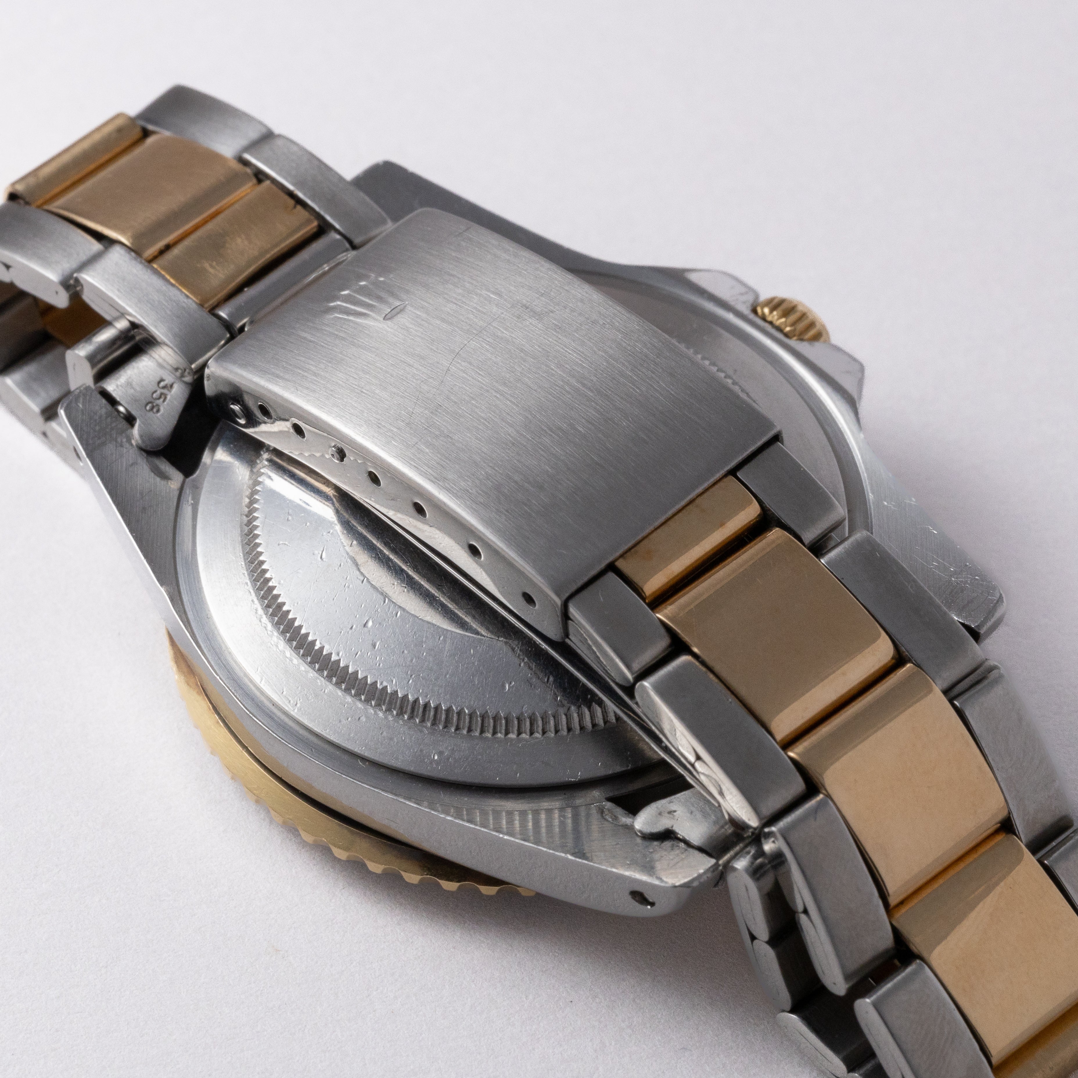 ロレックス GMTマスターコンビ 黒ツボ 1974年製 Ref.1675 3連オイスターブレス