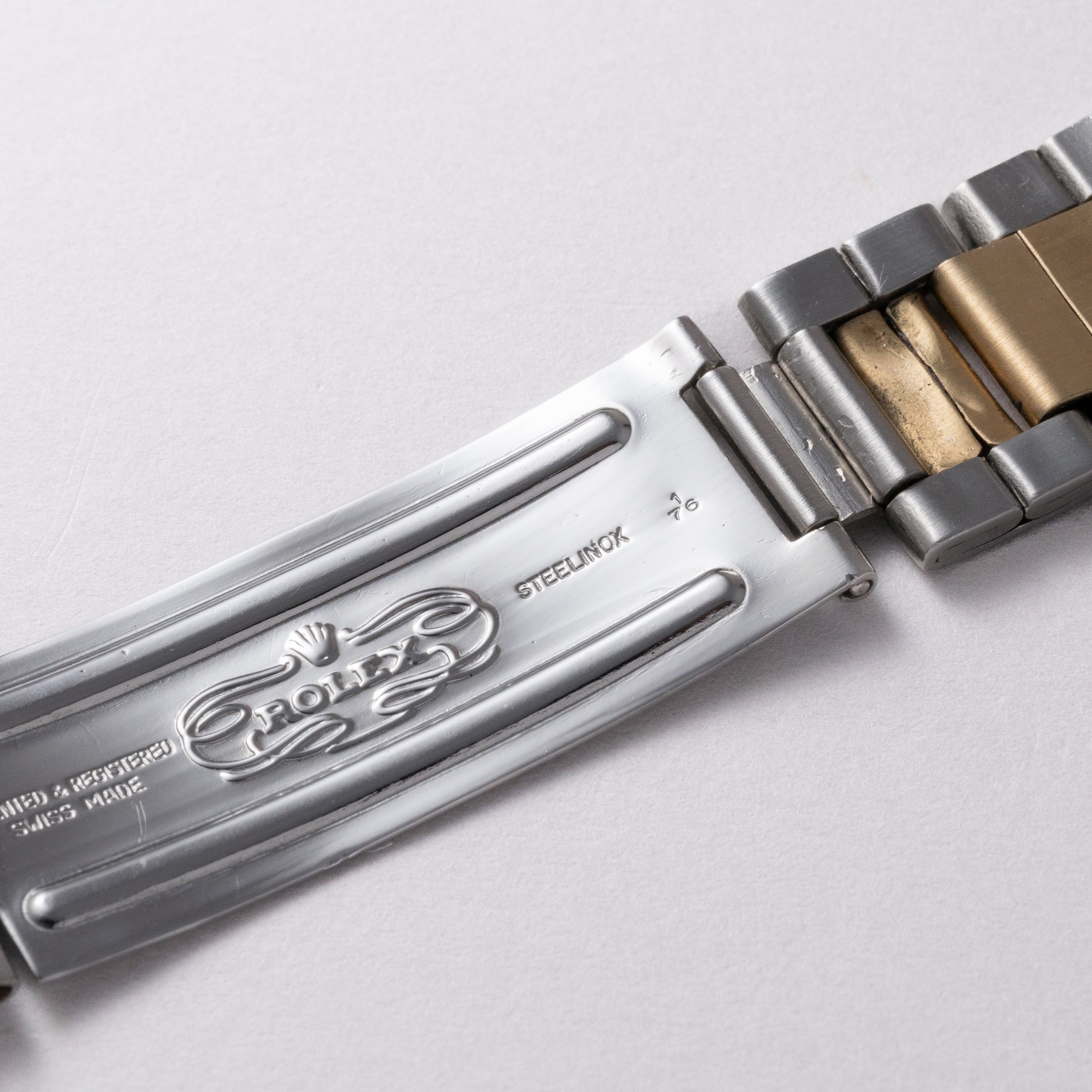 ロレックス GMTマスターコンビ 黒ツボ 1974年製 Ref.1675 3連オイスターブレス