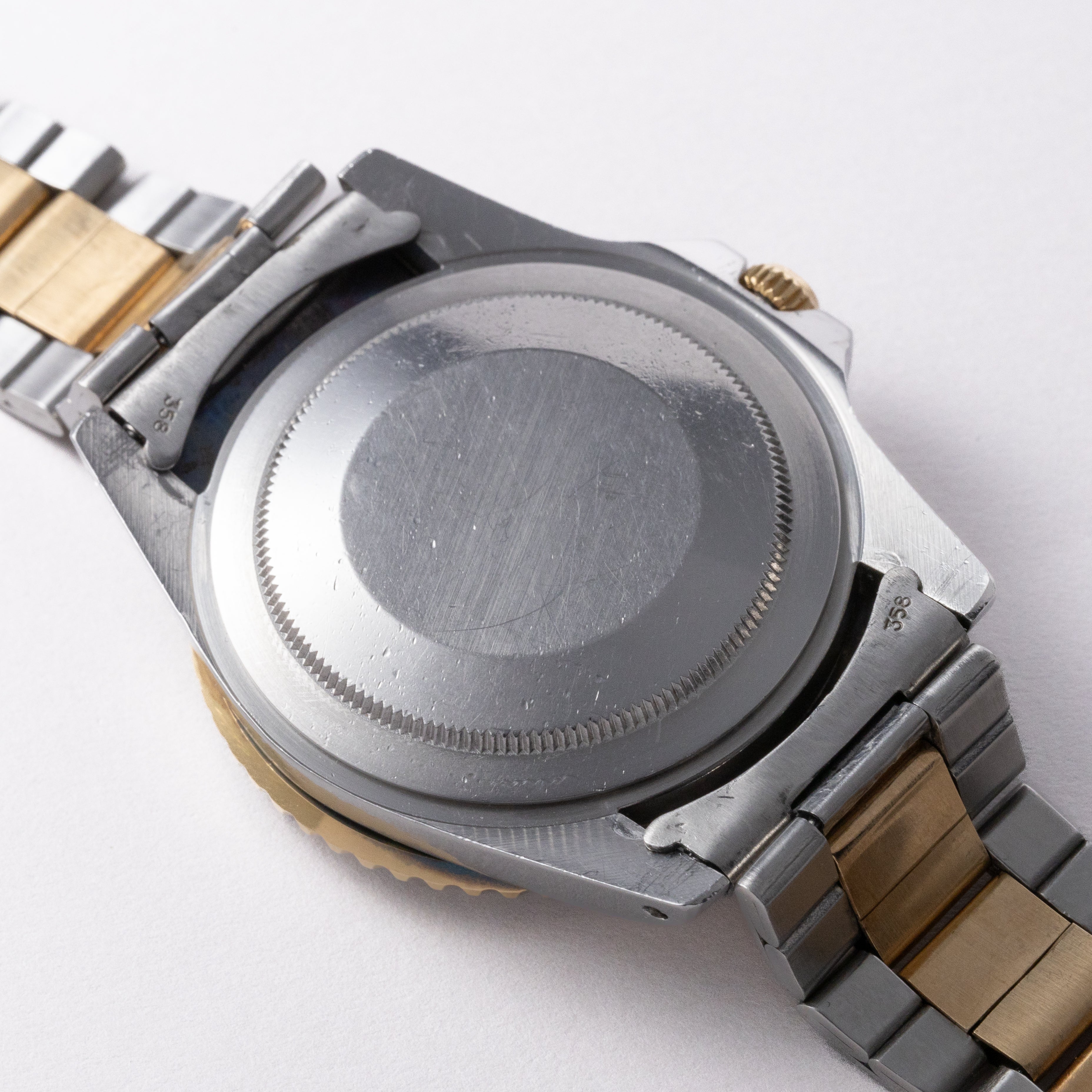 ロレックス GMTマスターコンビ 黒ツボ 1974年製 Ref.1675 3連オイスターブレス