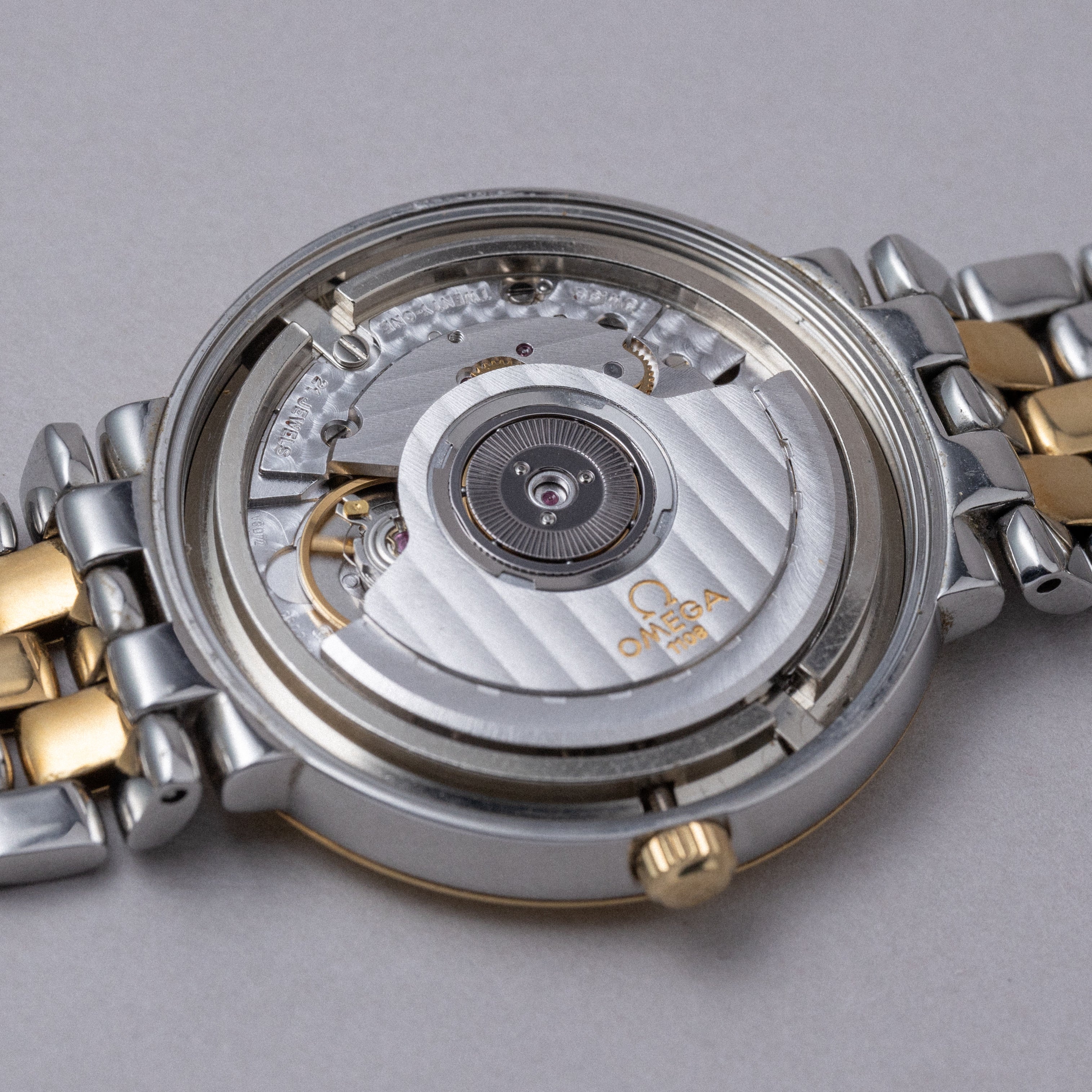 オメガ デ・ヴィル プレステージ 1998年製 コンビ 箱、ギャラ、修理明細書付き