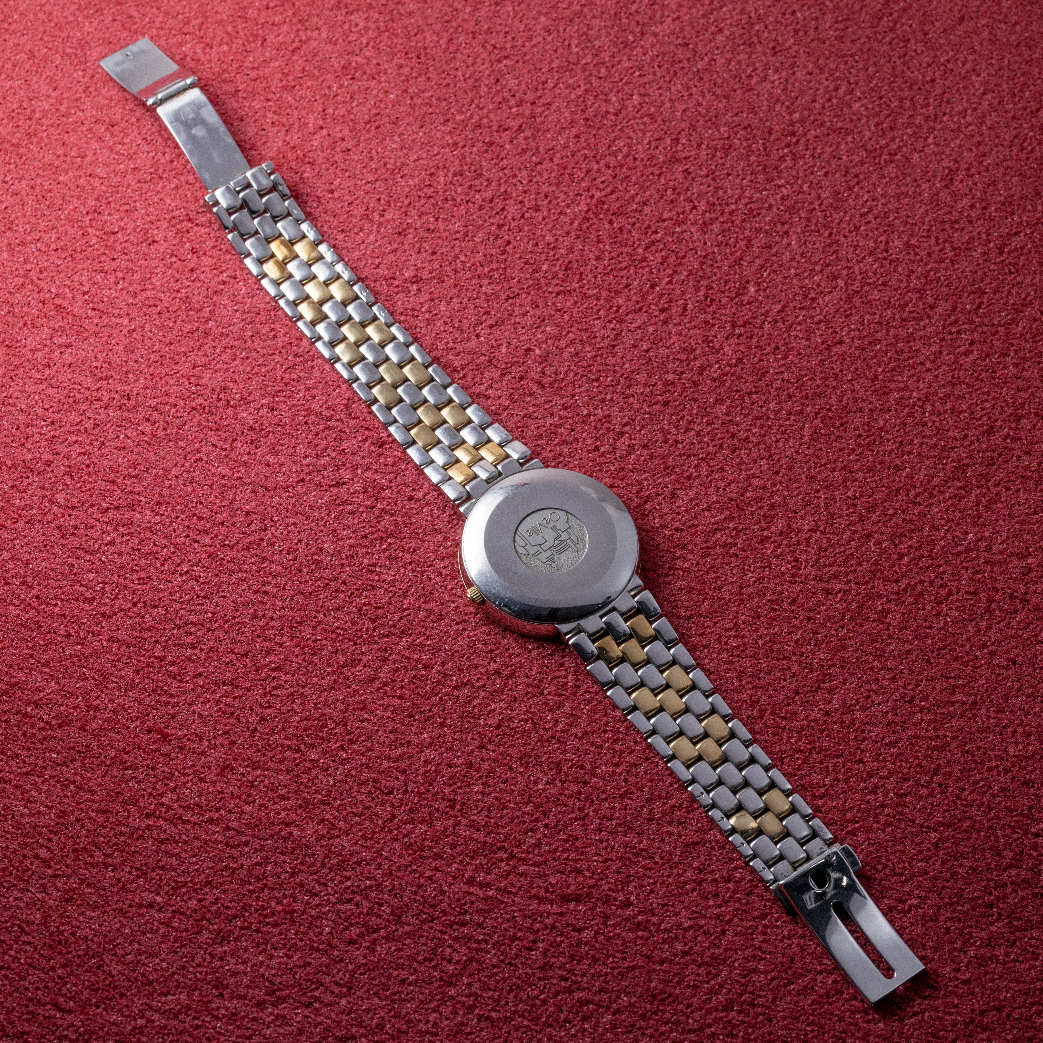 オメガ デ・ヴィル プレステージ 1998年製 コンビ 箱、ギャラ、修理明細書付き