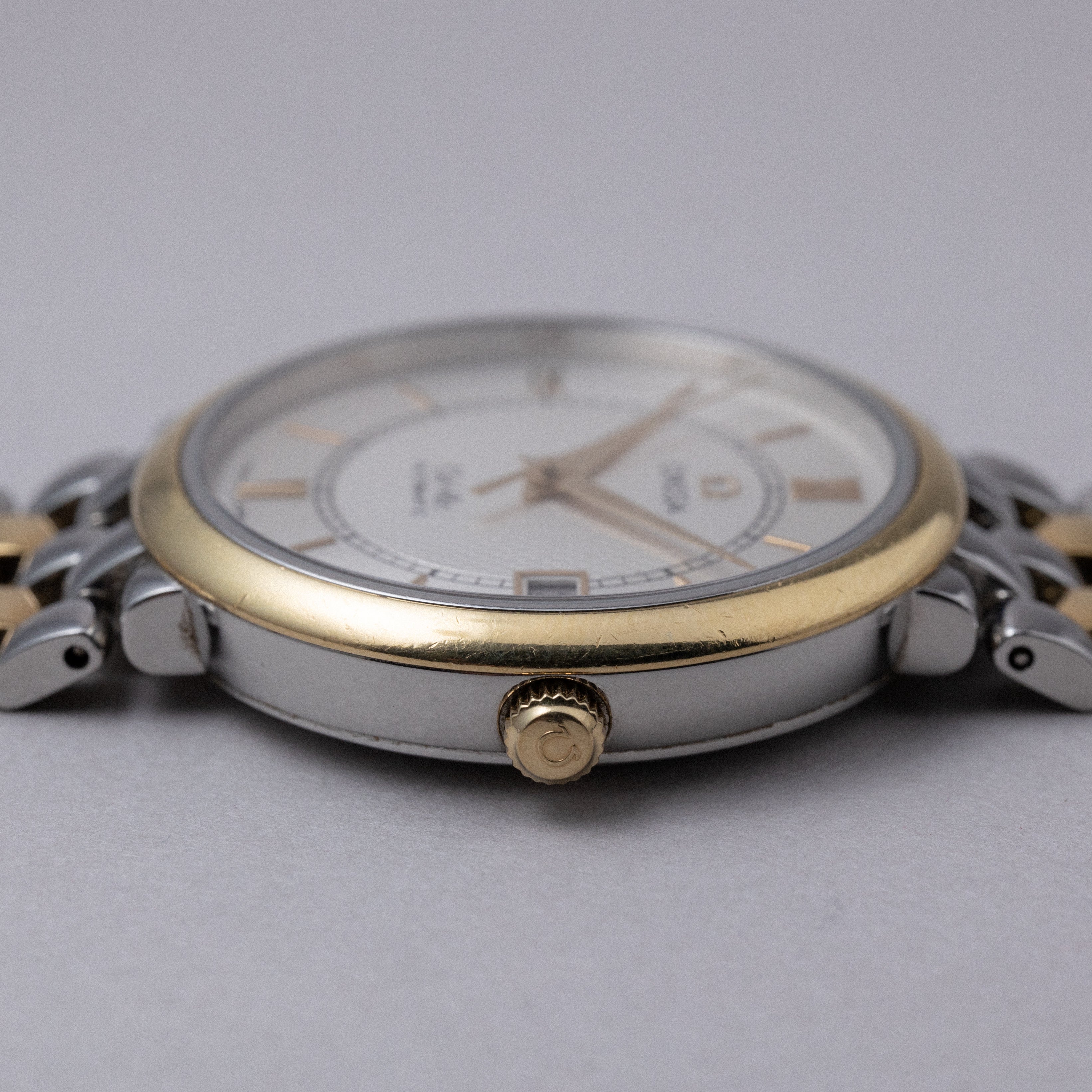 オメガ デ・ヴィル プレステージ 1998年製 コンビ 箱、ギャラ、修理明細書付き