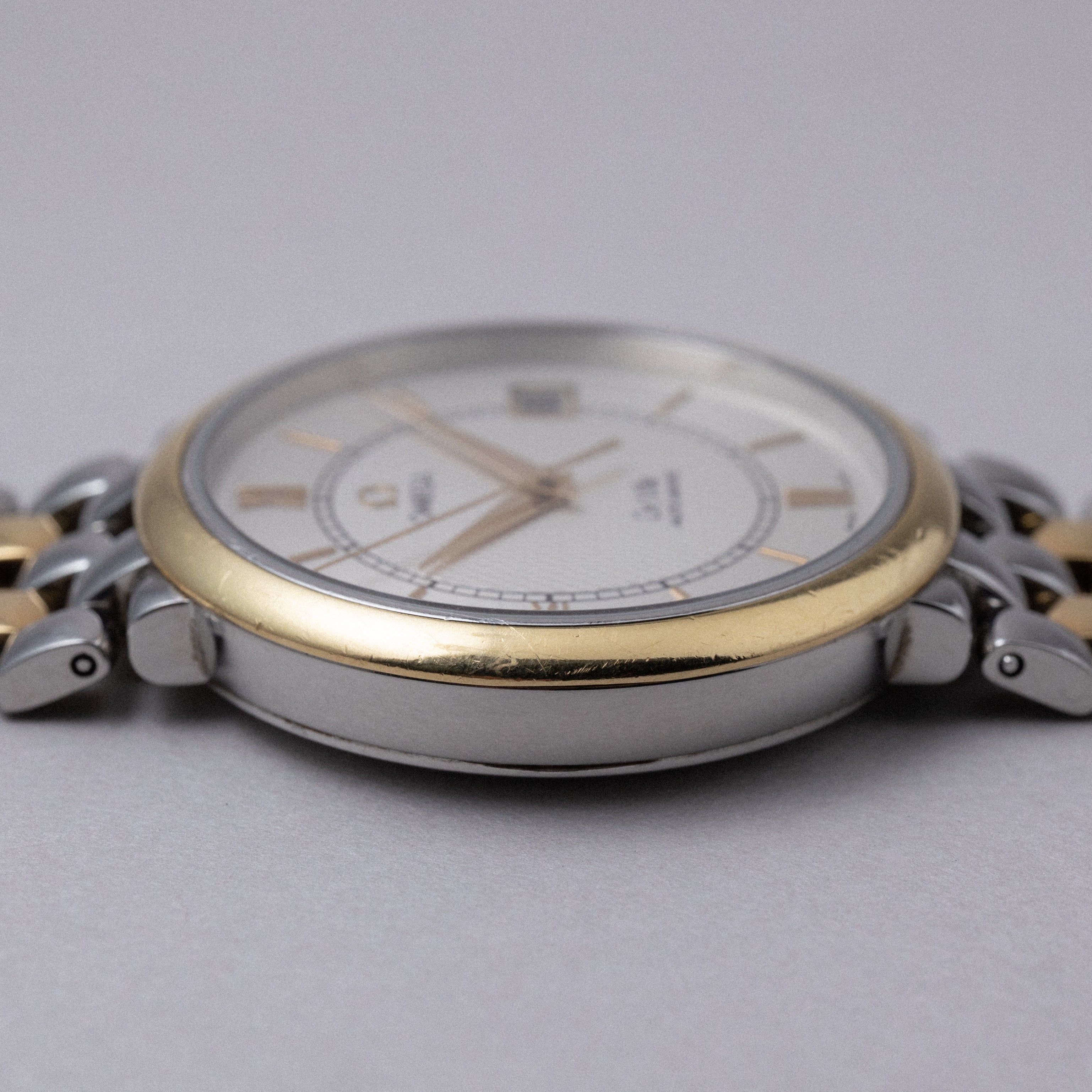 オメガ デ・ヴィル プレステージ 1998年製 コンビ 箱、ギャラ、修理明細書付き