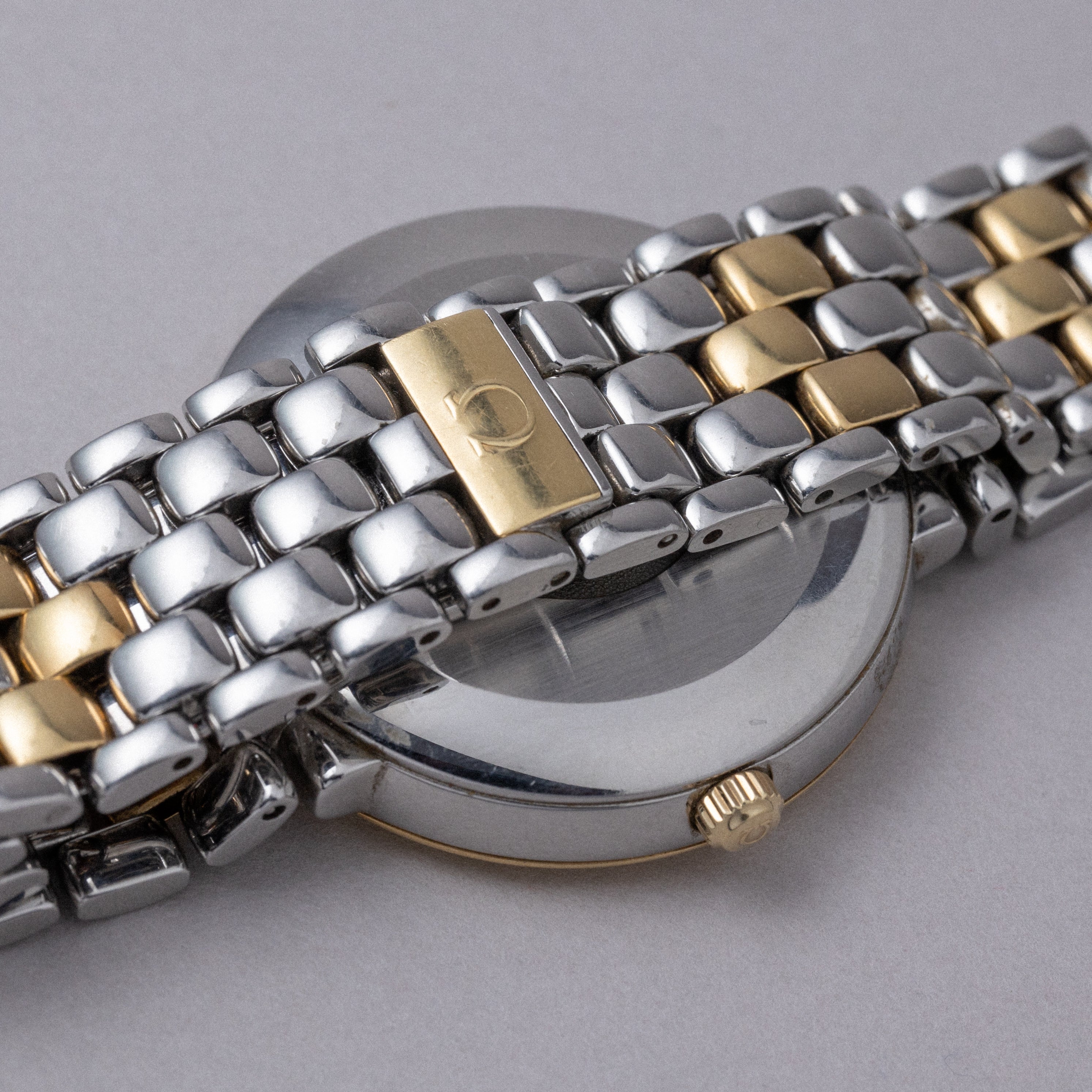 オメガ デ・ヴィル プレステージ 1998年製 コンビ 箱、ギャラ、修理明細書付き