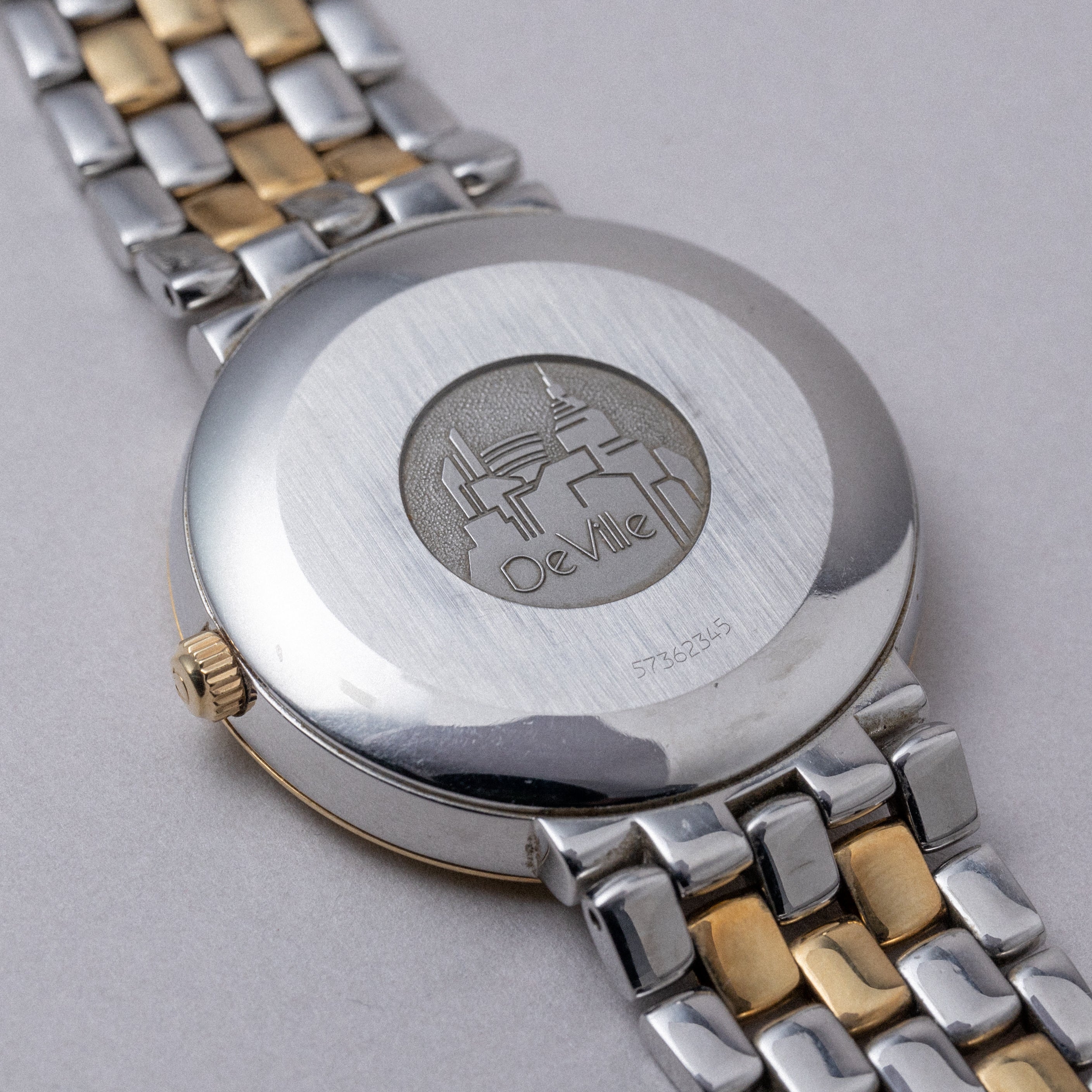 オメガ デ・ヴィル プレステージ 1998年製 コンビ 箱、ギャラ、修理明細書付き