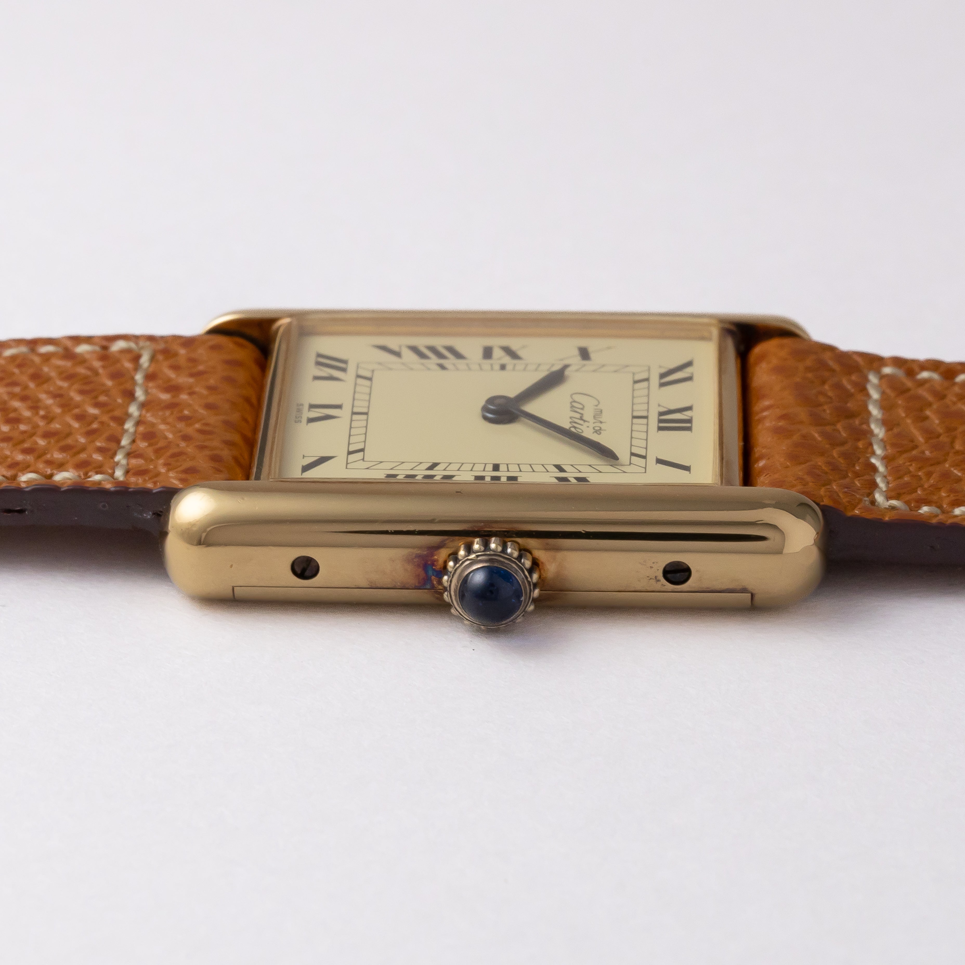 カルティエ マストタンクLM 1980年代 クリームローマン 手巻き