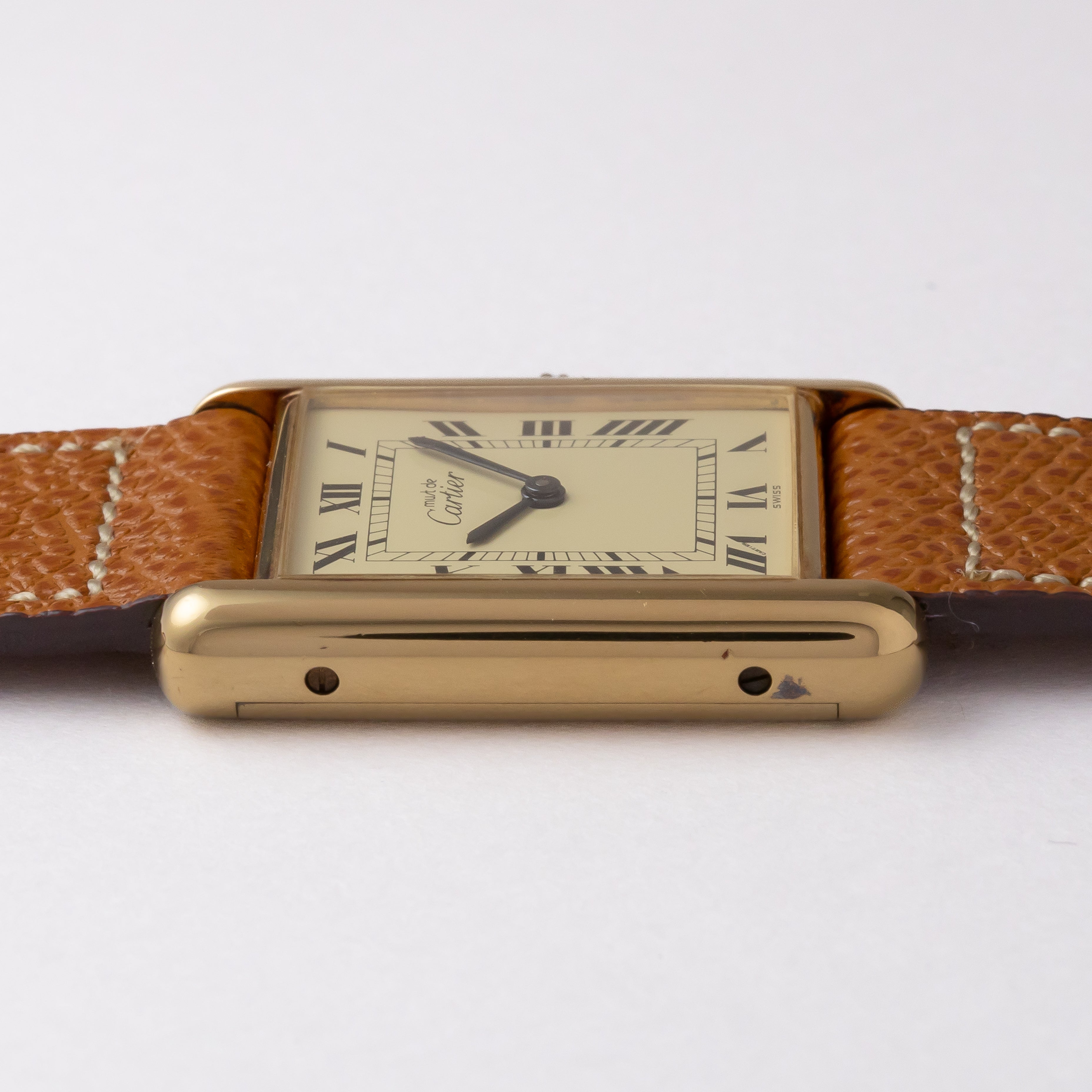 カルティエ マストタンクLM 1980年代 クリームローマン 手巻き