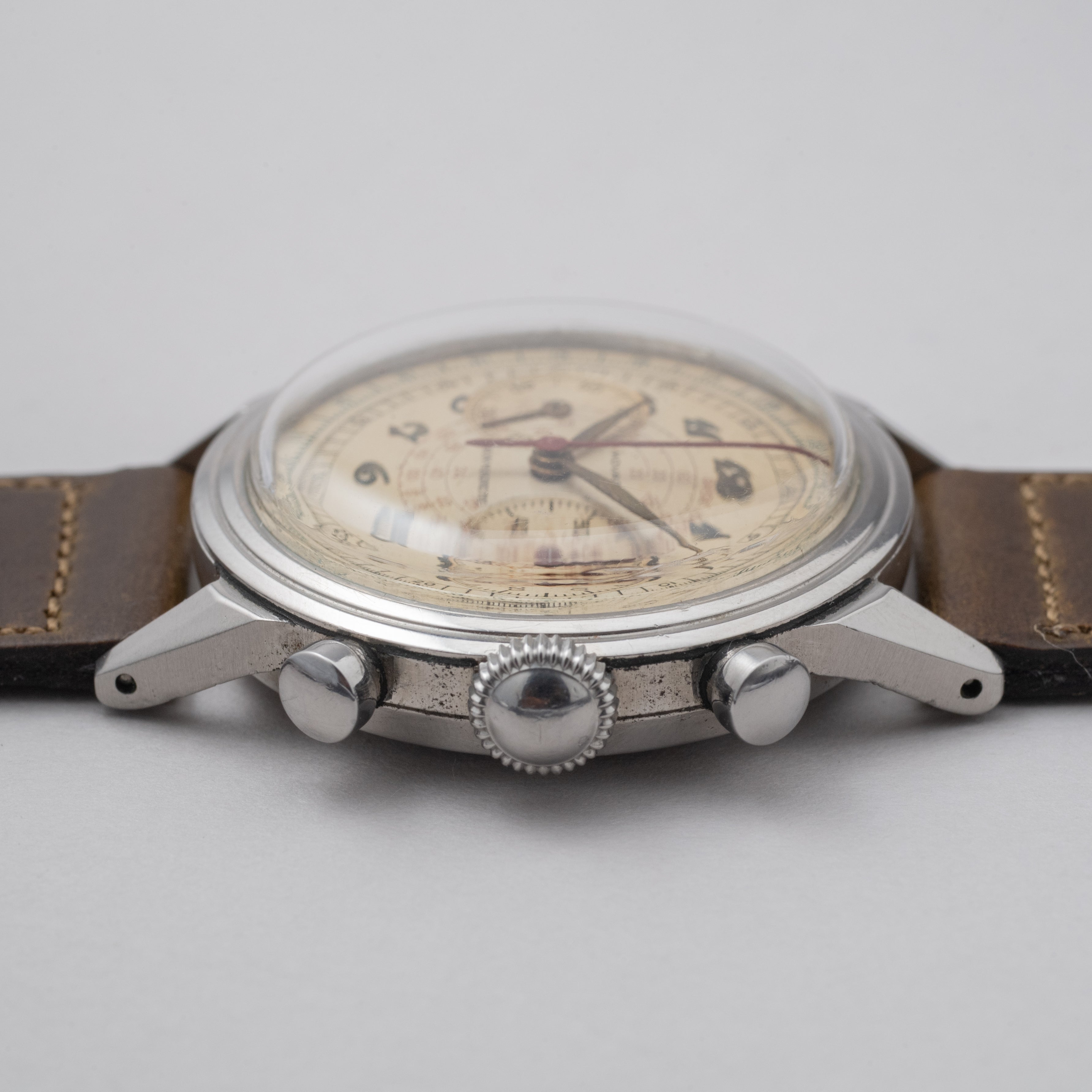 モバード 2レジスタークロノグラフ 1940年代 ブレゲインデックス