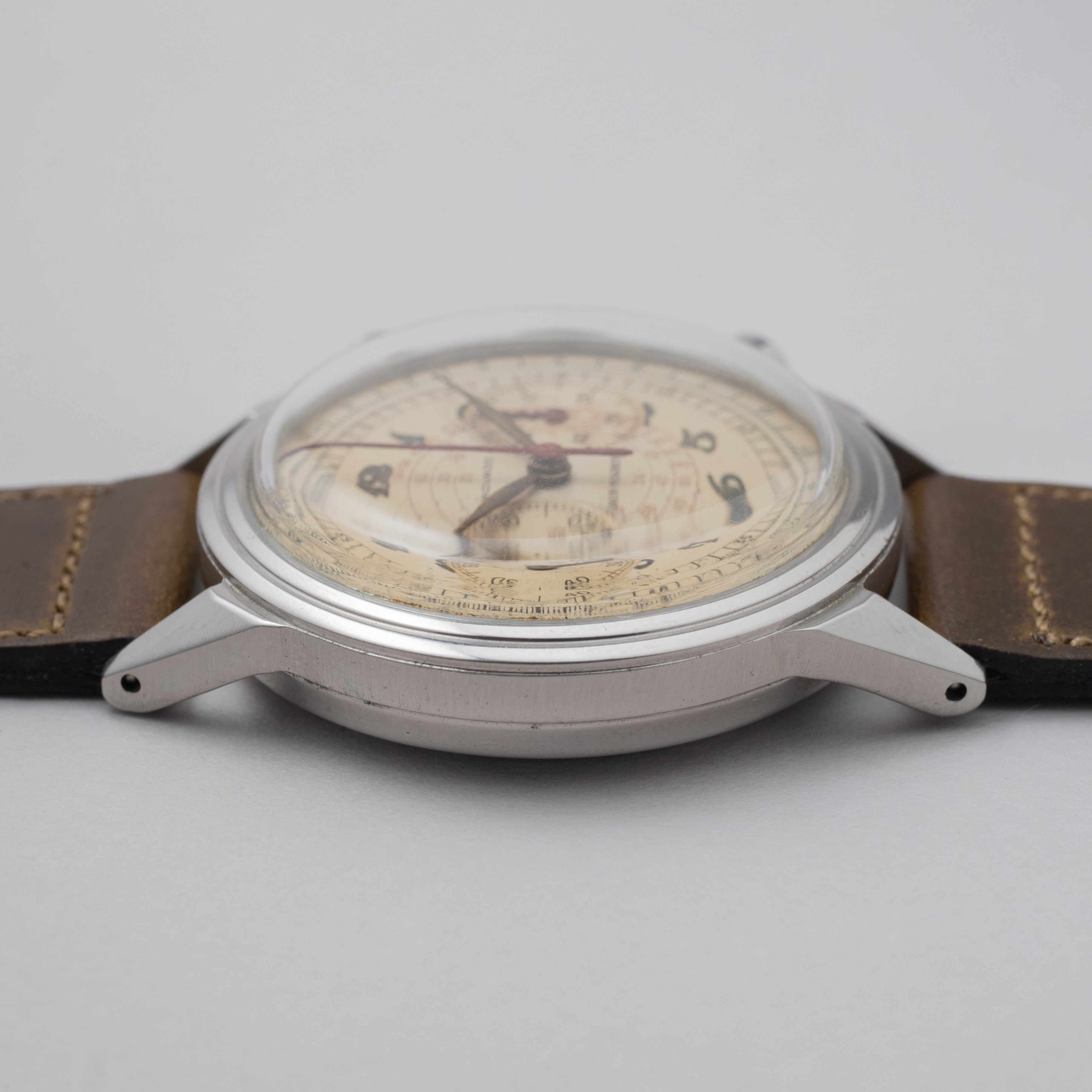 モバード 2レジスタークロノグラフ 1940年代 ブレゲインデックス