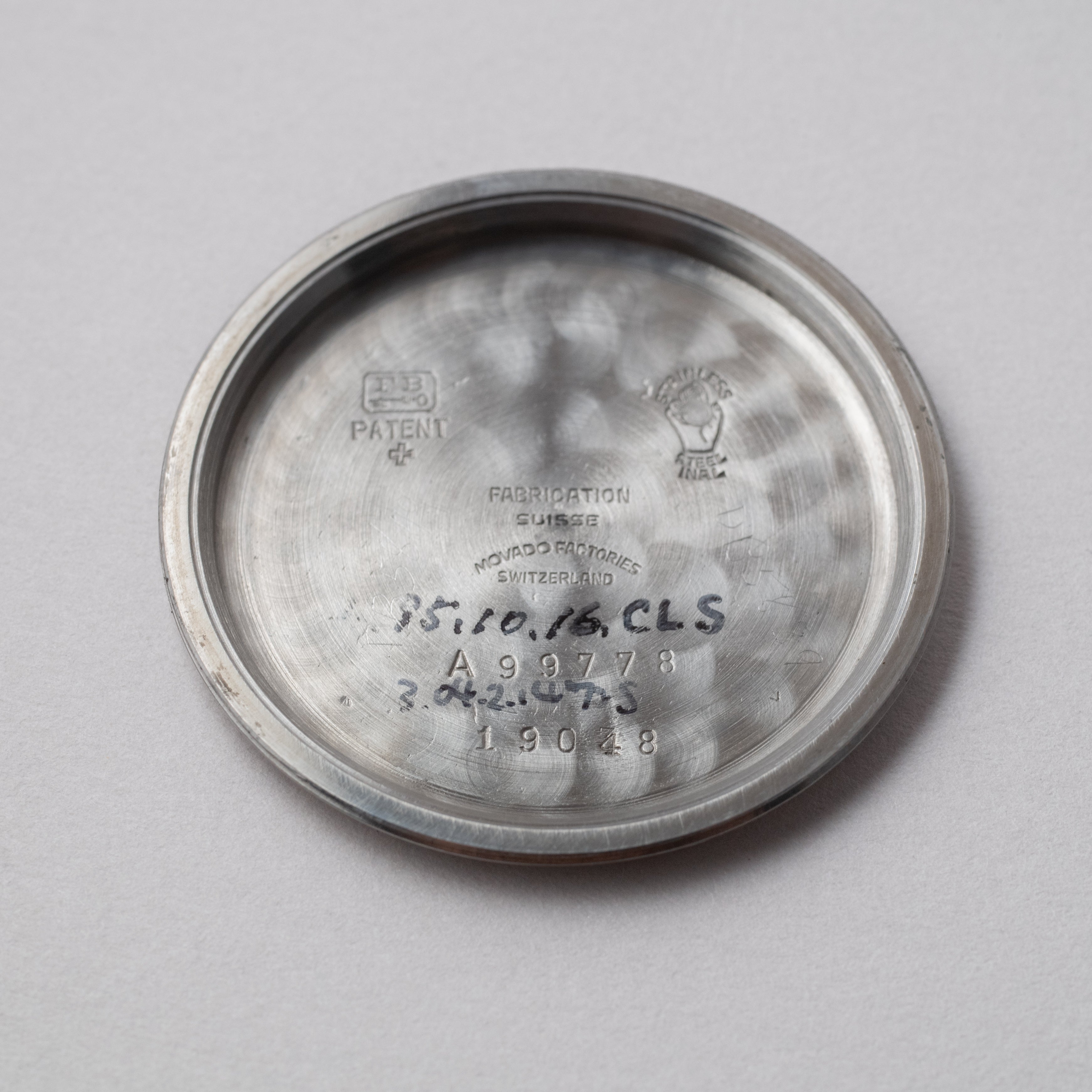 モバード 2レジスタークロノグラフ 1940年代 ブレゲインデックス