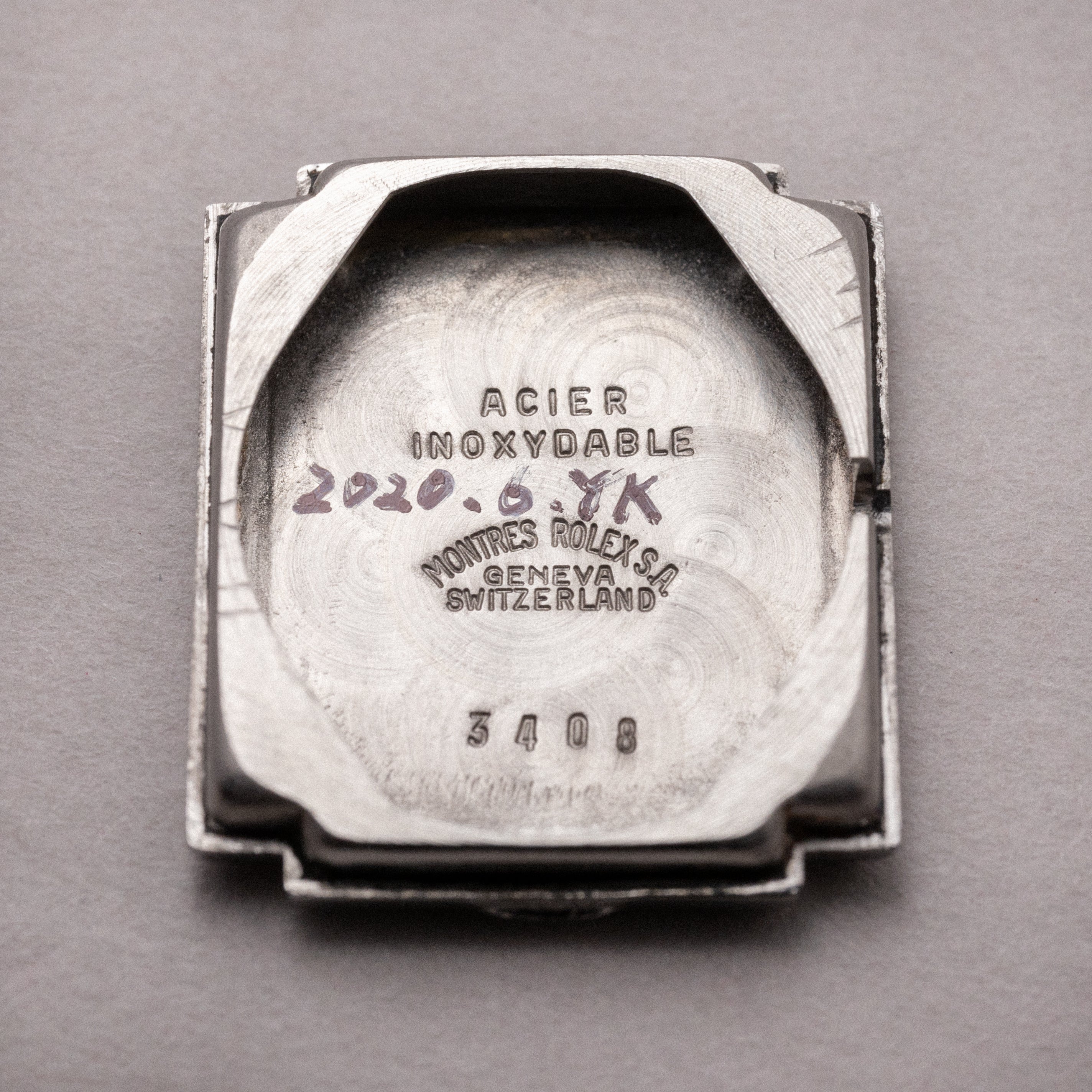 ロレックス レディース スクエアケース ステンレス 1960年代製