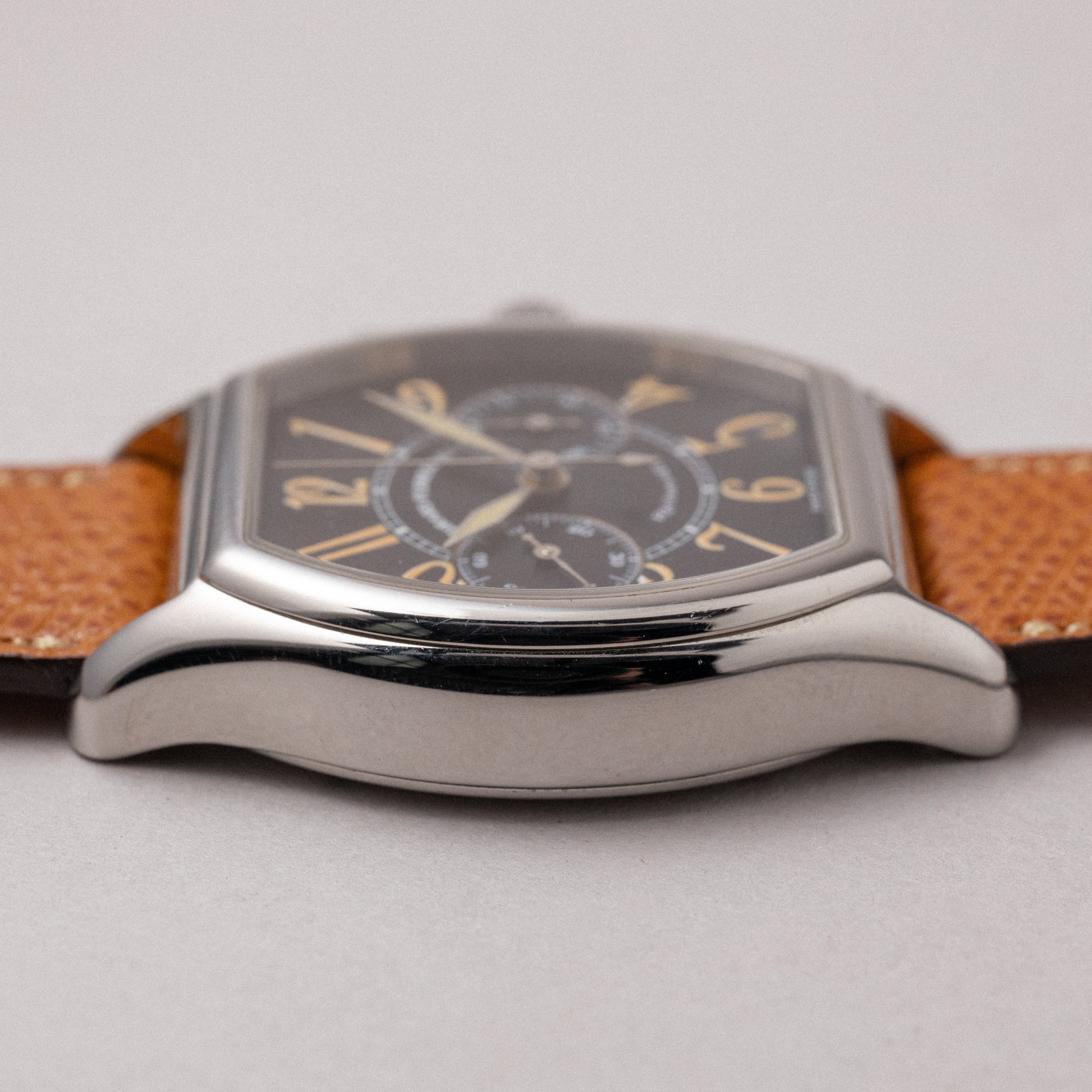 ジラールペルゴ リシュビル ブラックアラビアダイヤル 1990年代製 手巻き