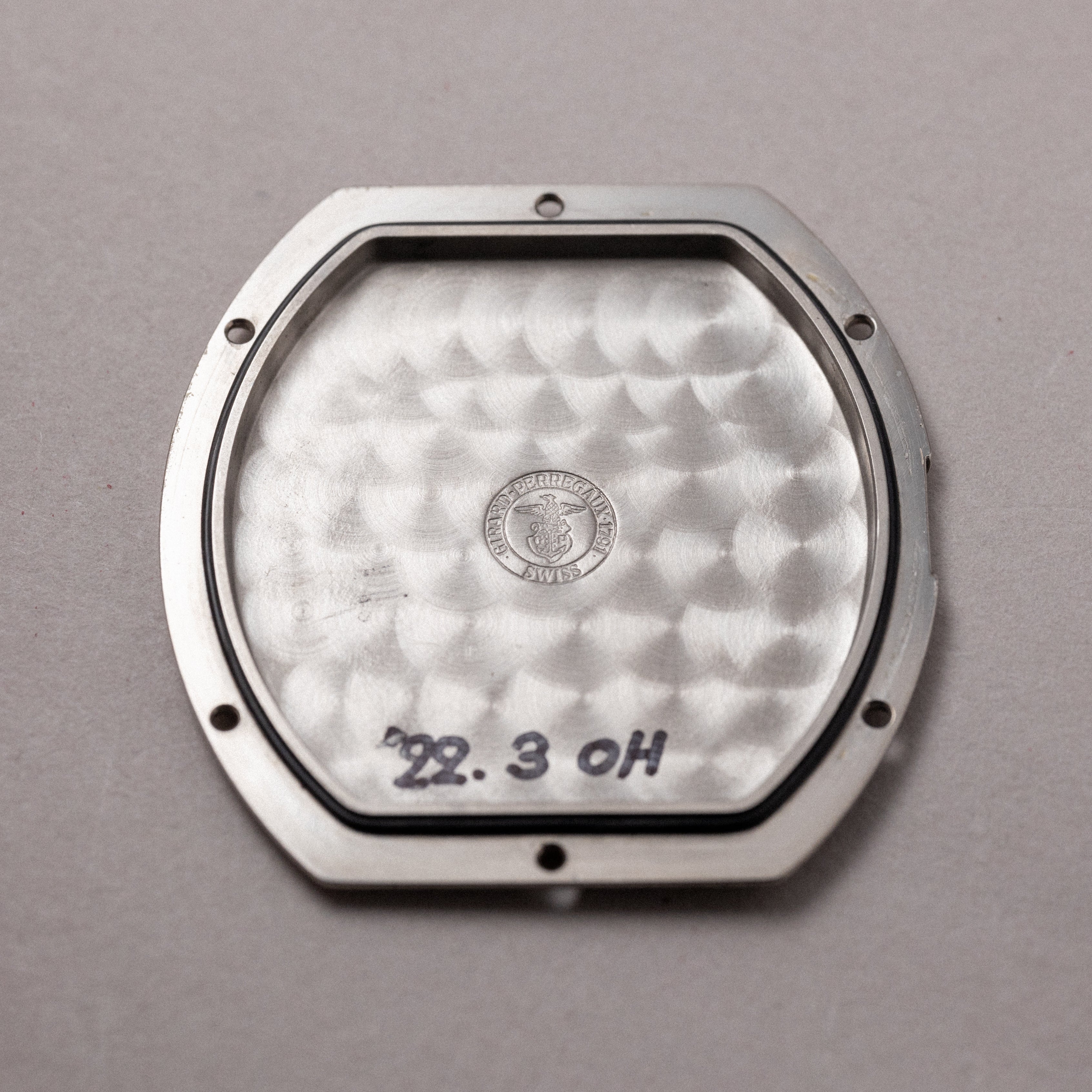 ジラールペルゴ リシュビル ブラックアラビアダイヤル 1990年代製 手巻き