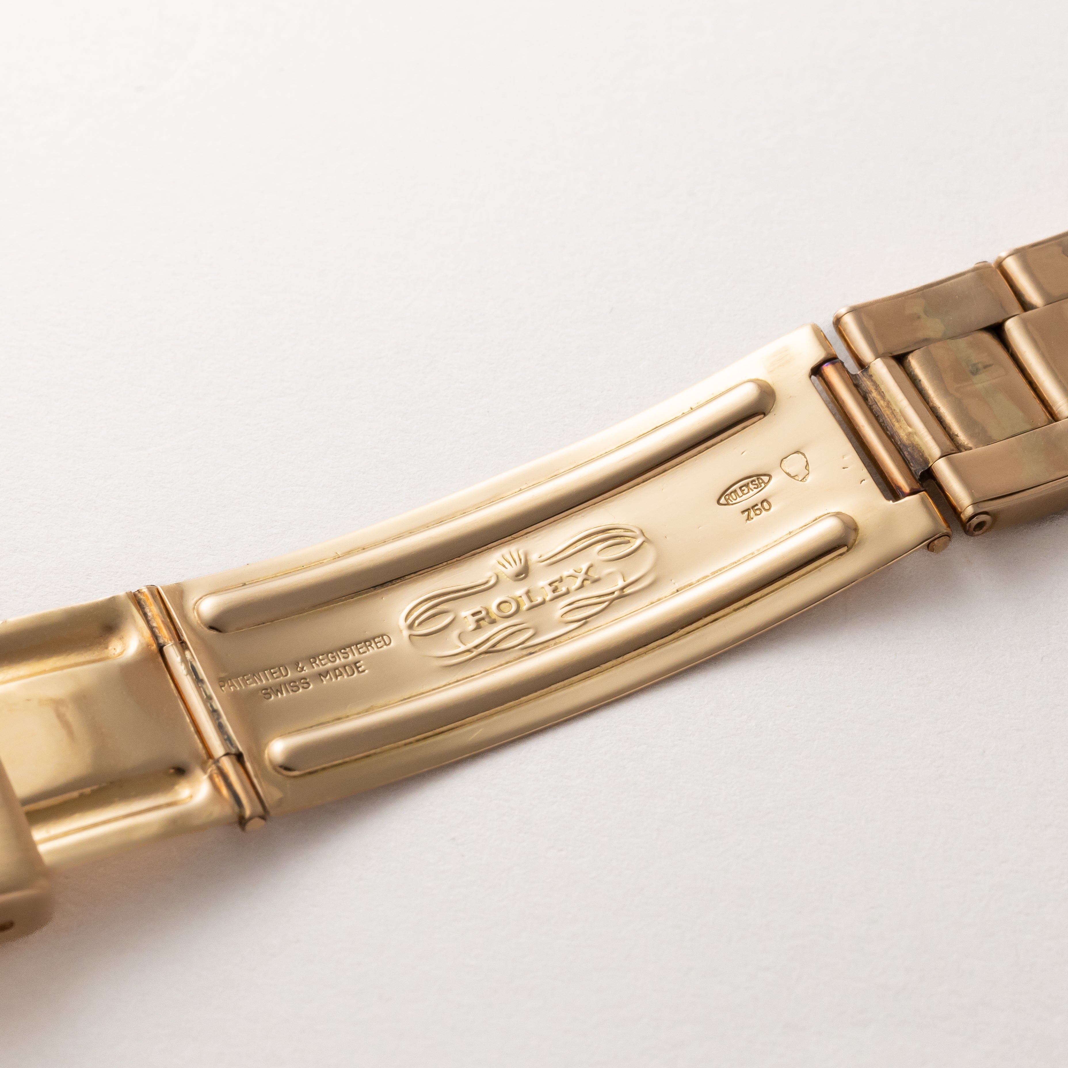 ロレックス デイデイト Ref.1802 18Kピンクゴールド ブラックミラーダイヤル 純正3連オイスターブレス 1960年代製