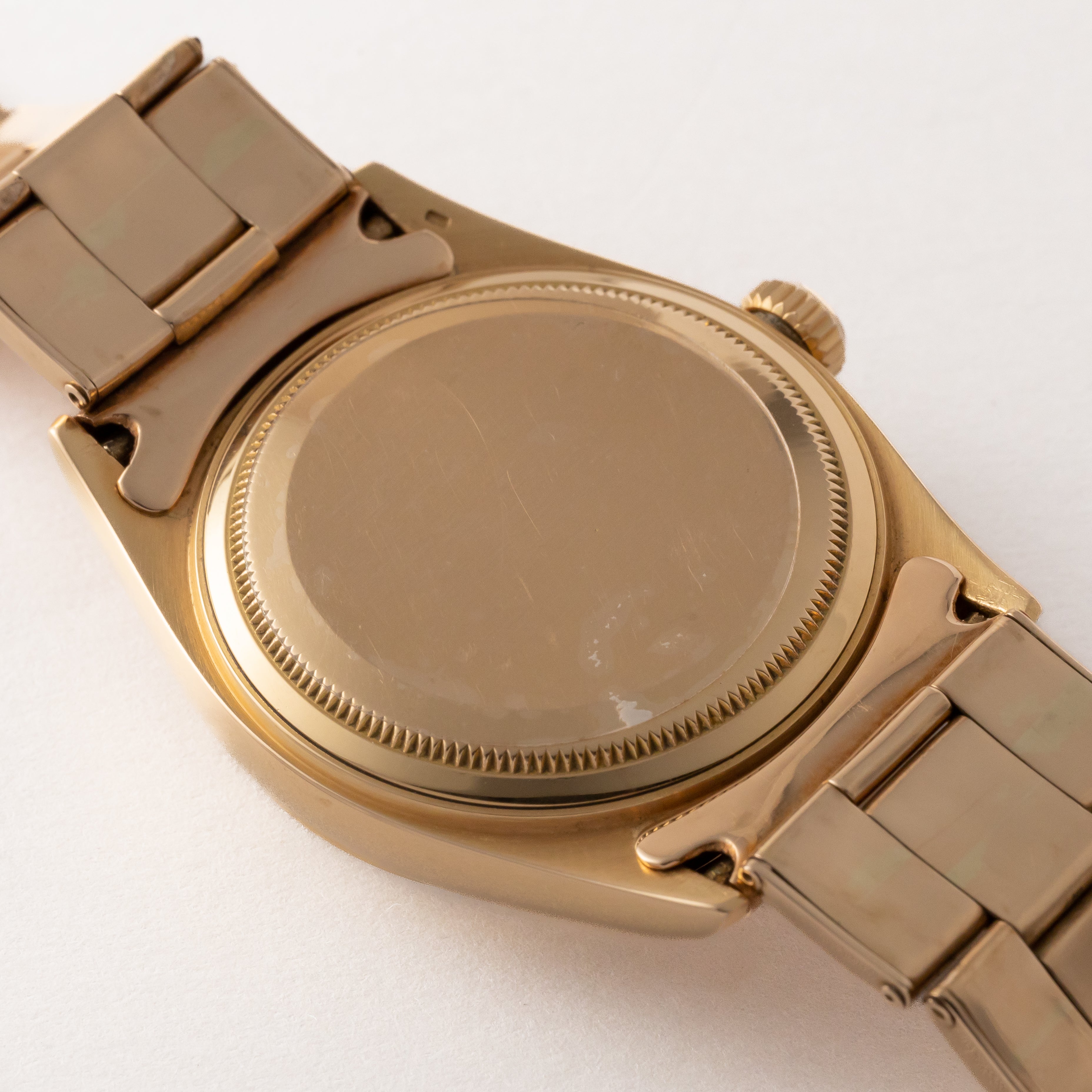 ロレックス デイデイト Ref.1802 18Kピンクゴールド ブラックミラーダイヤル 純正3連オイスターブレス 1960年代製