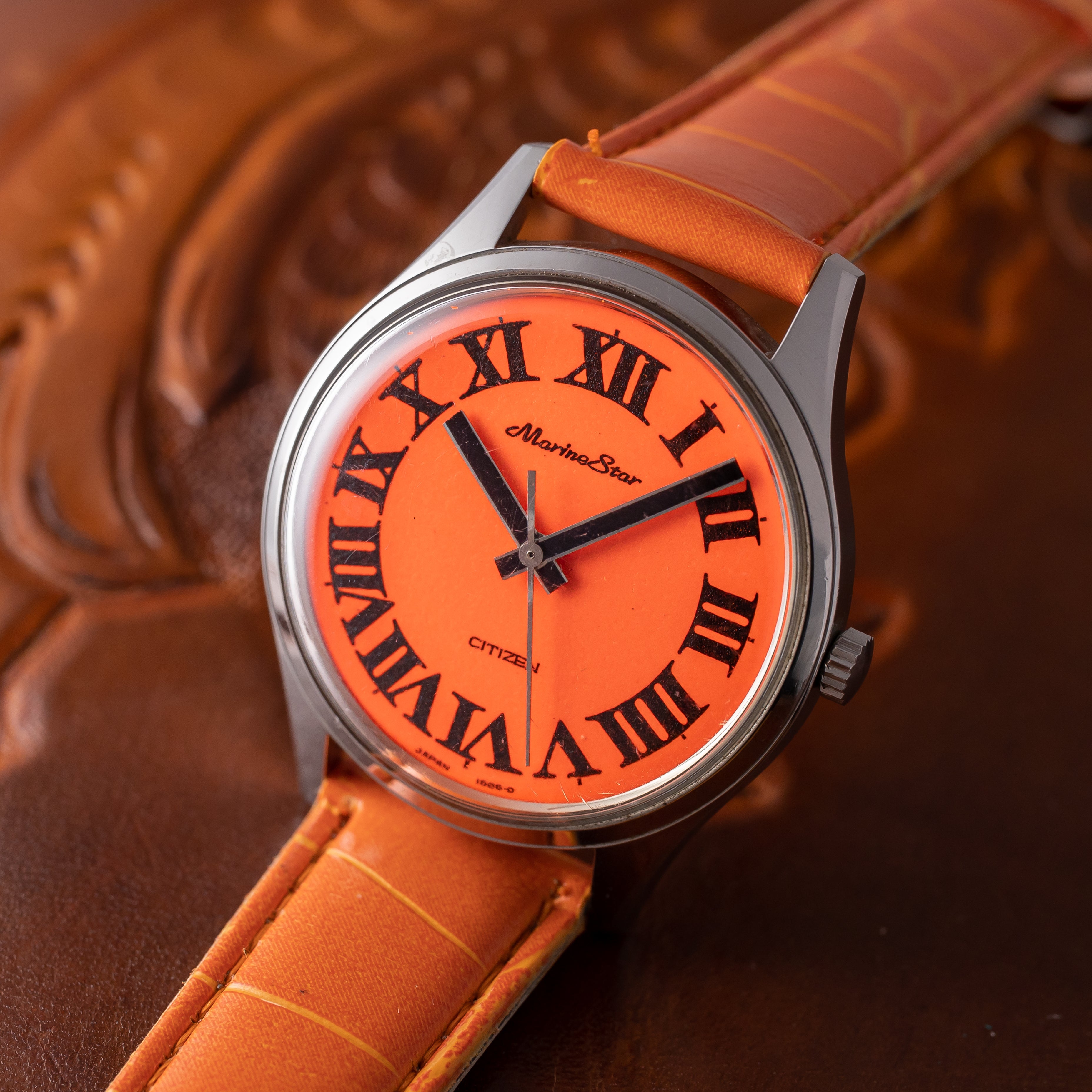 シチズン マリンスター オレンジダイヤル 1968年製 パラウォーター