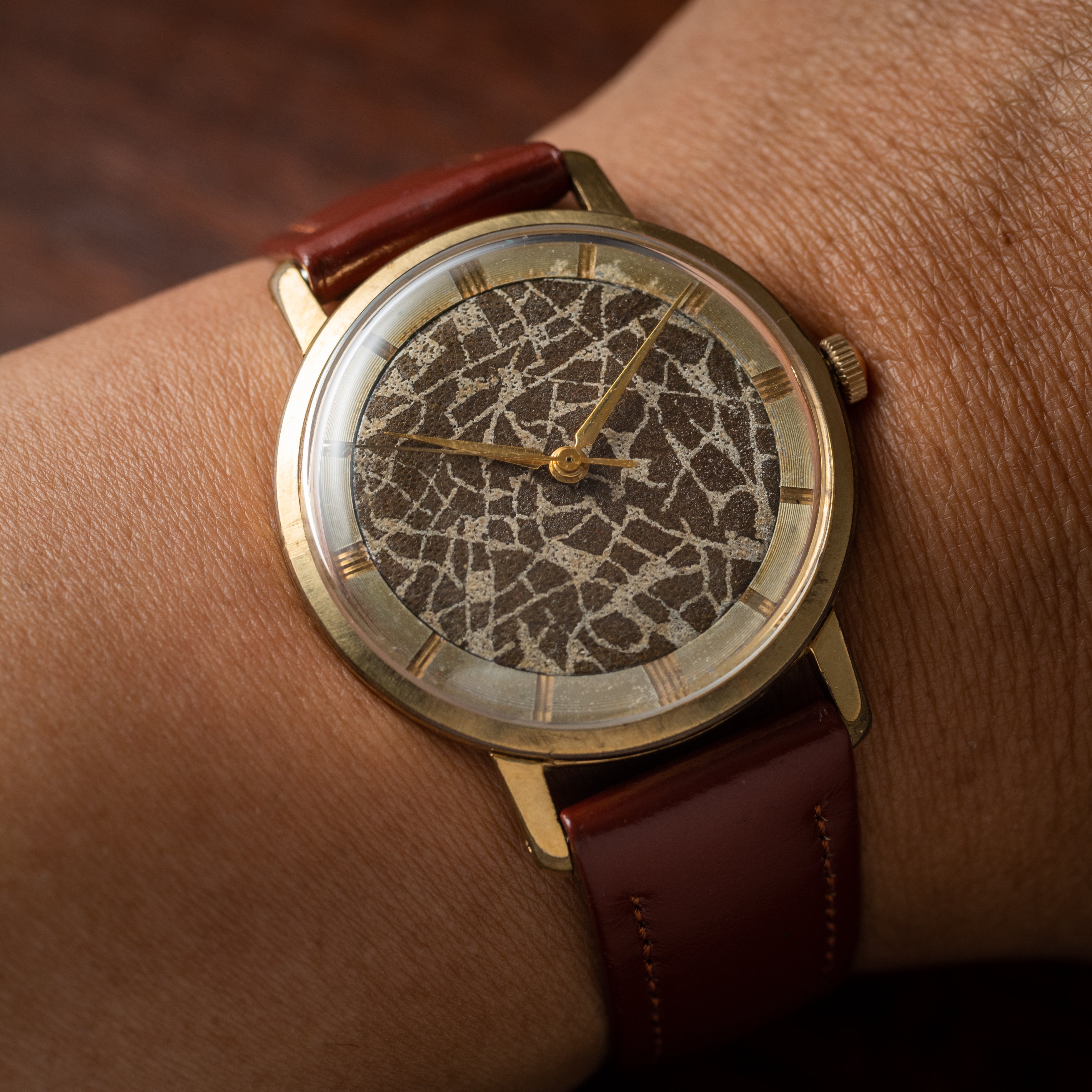 ロイヤルオリエント キリン模様文字盤 1960年代 手巻き