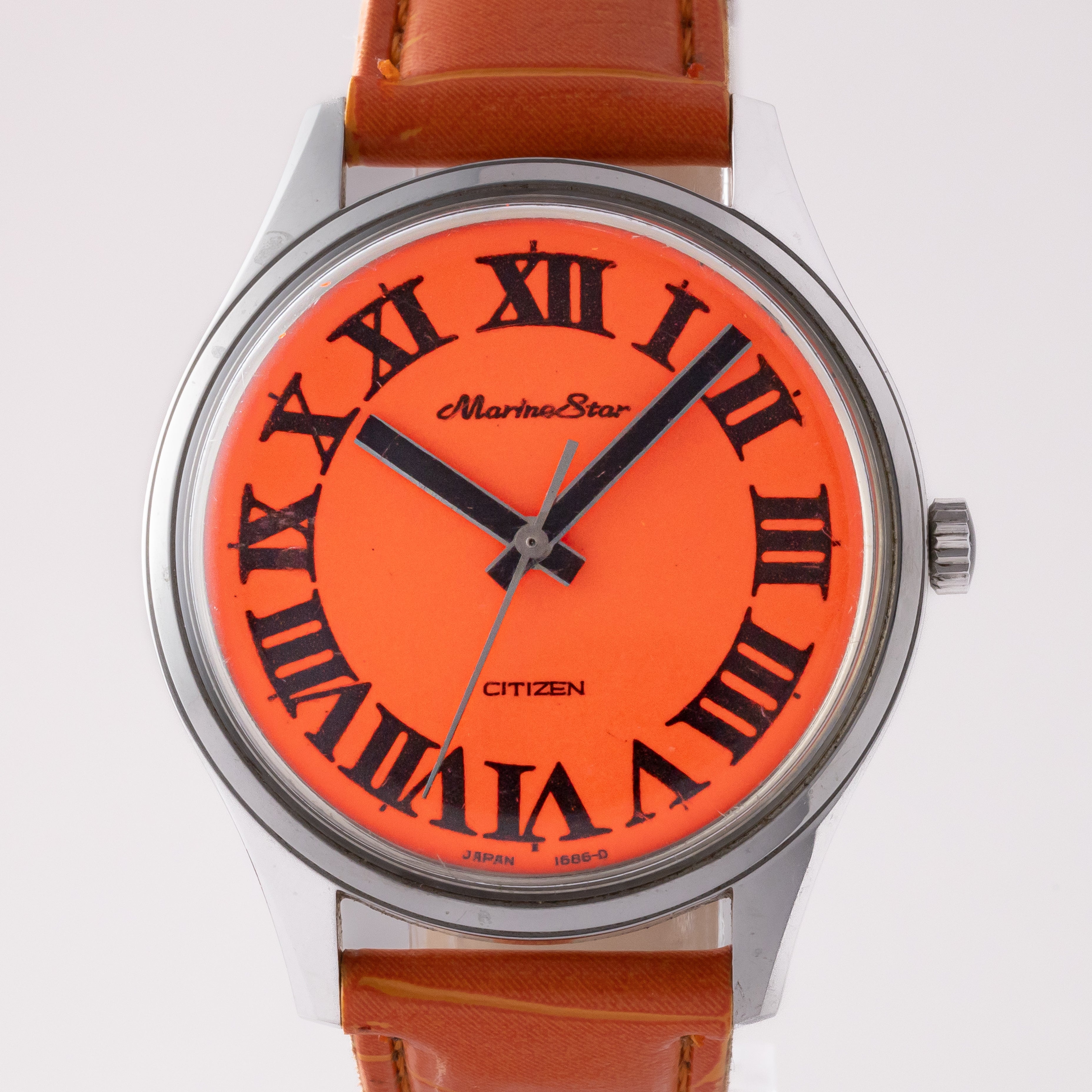 シチズン マリンスター オレンジダイヤル 1968年製 パラウォーター