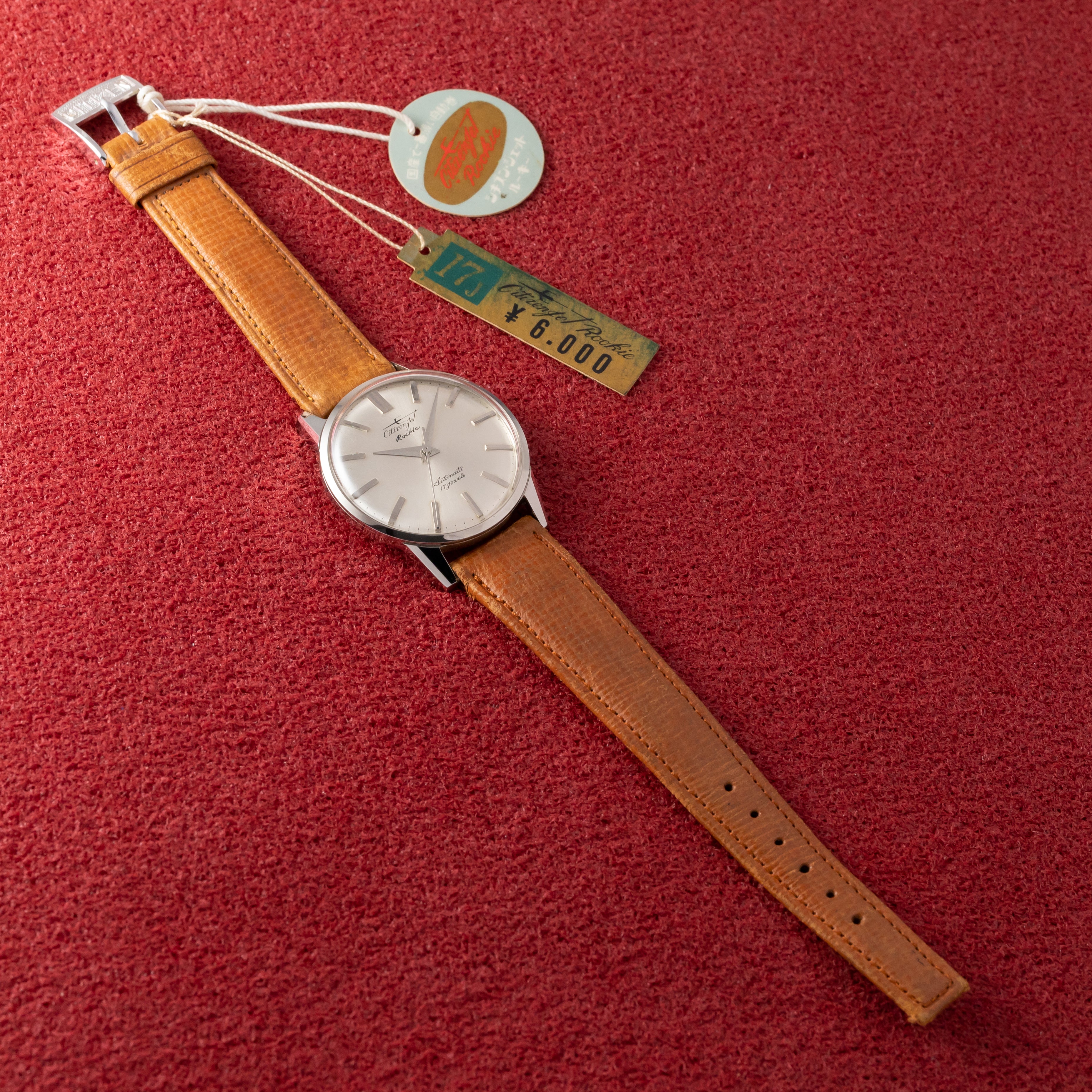 シチズン ジェット ルーキー 1966年製 オリジナル尾錠 タグ付き