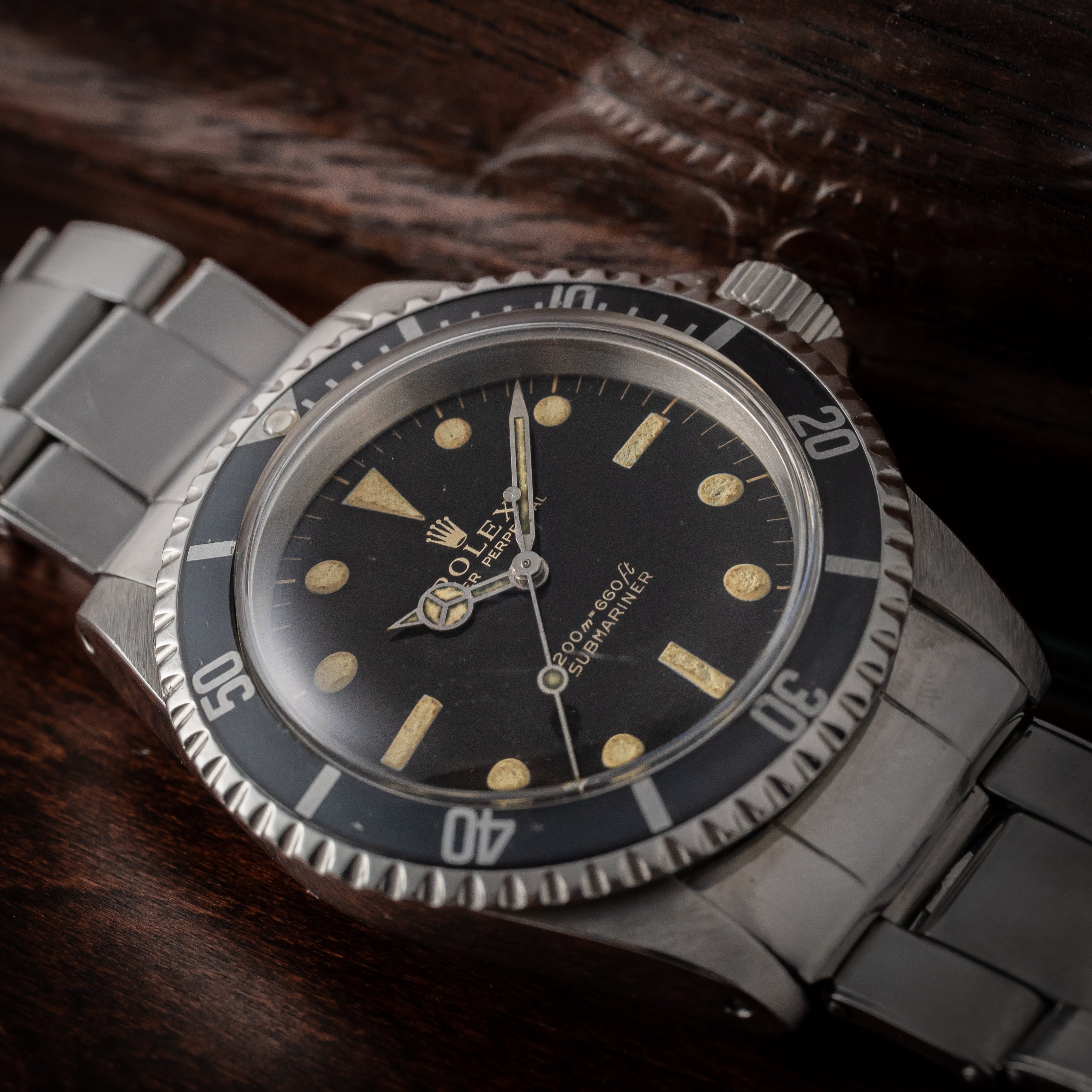 ロレックス サブマリーナ 1965年製 ミラーダイヤル Ref.5513 箱付き