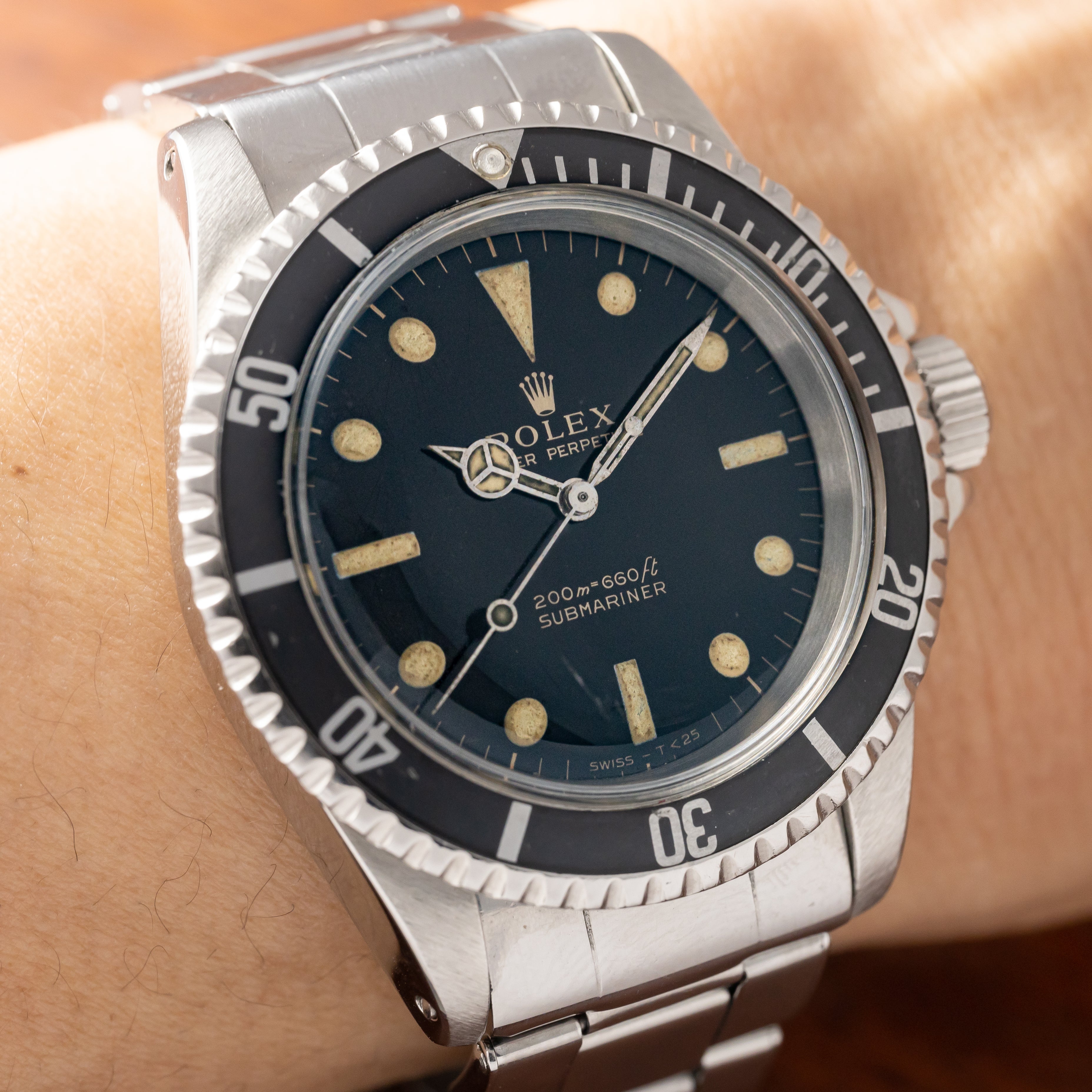 ロレックス サブマリーナ 1965年製 ミラーダイヤル Ref.5513 箱付き