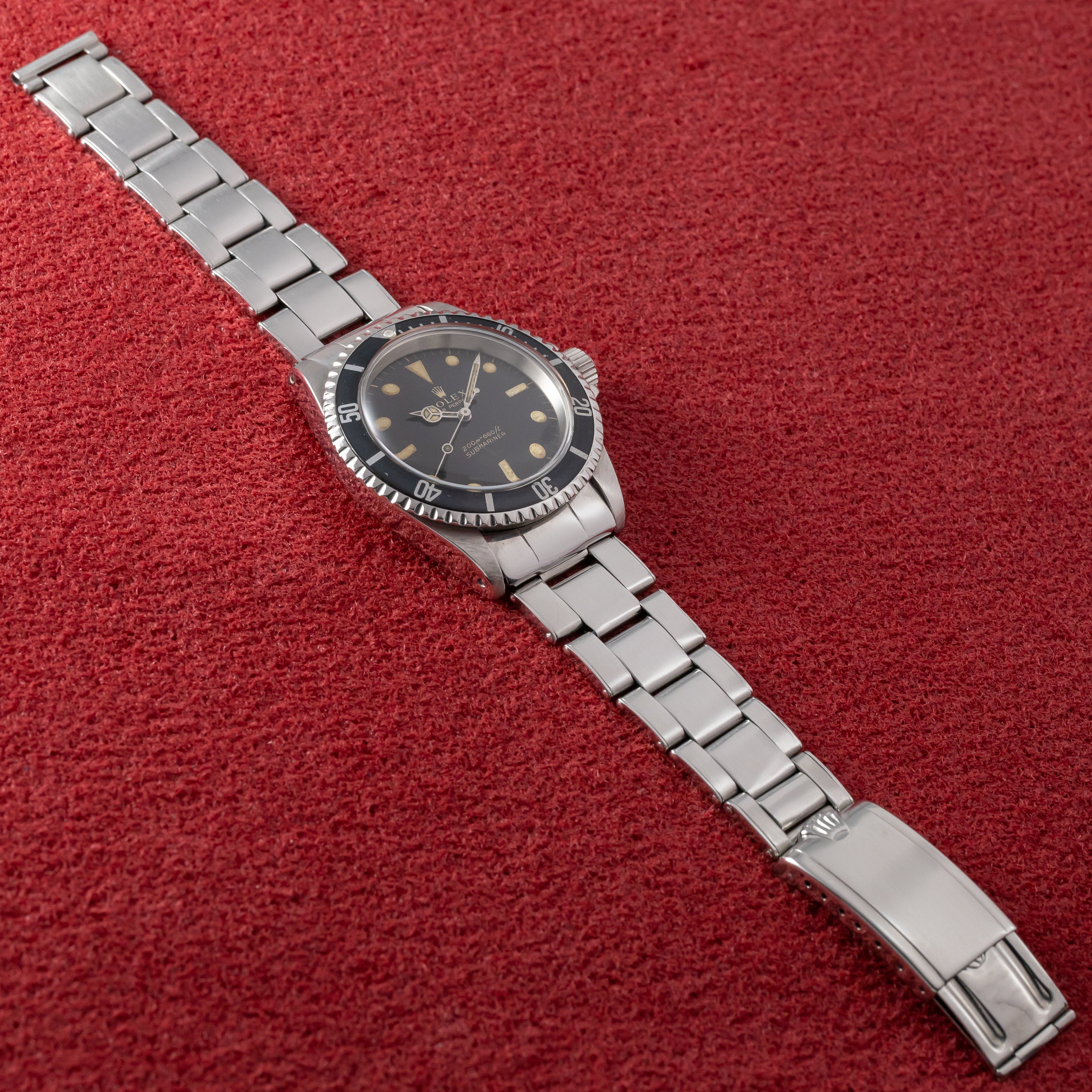 ロレックス サブマリーナ 1965年製 ミラーダイヤル Ref.5513 箱付き