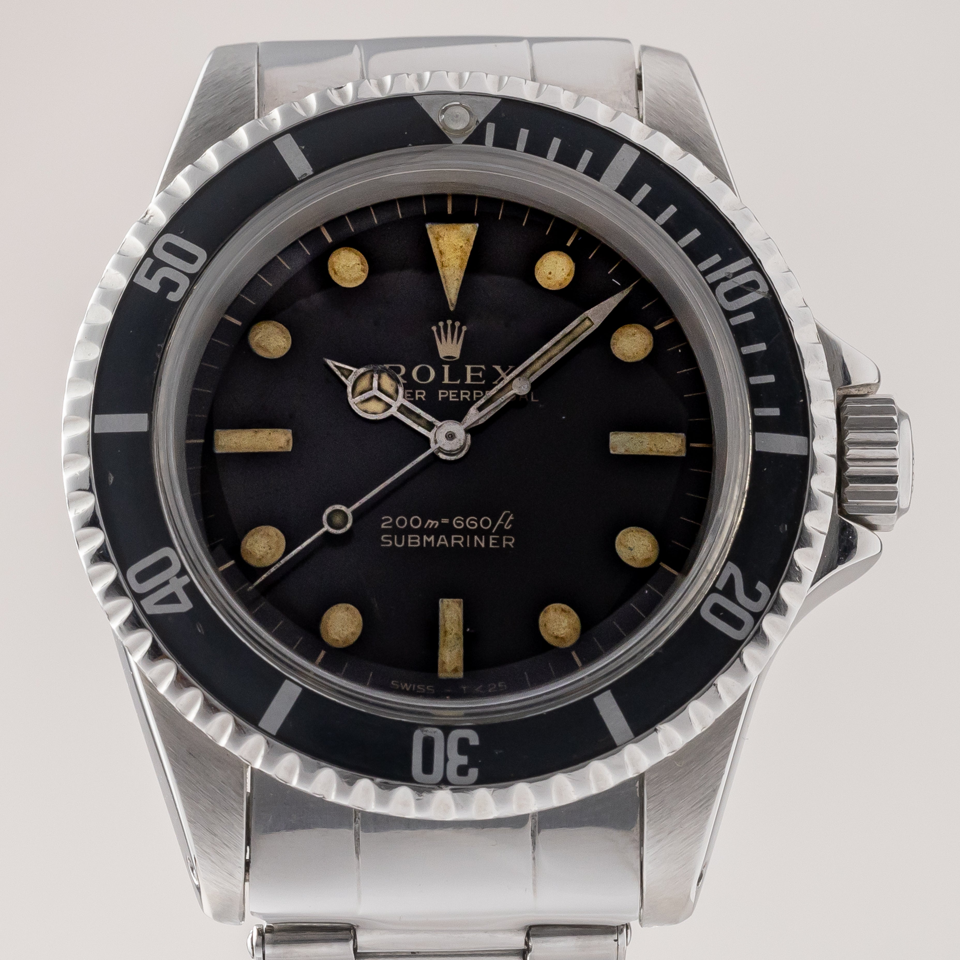 ロレックス サブマリーナ 1965年製 ミラーダイヤル Ref.5513 箱付き