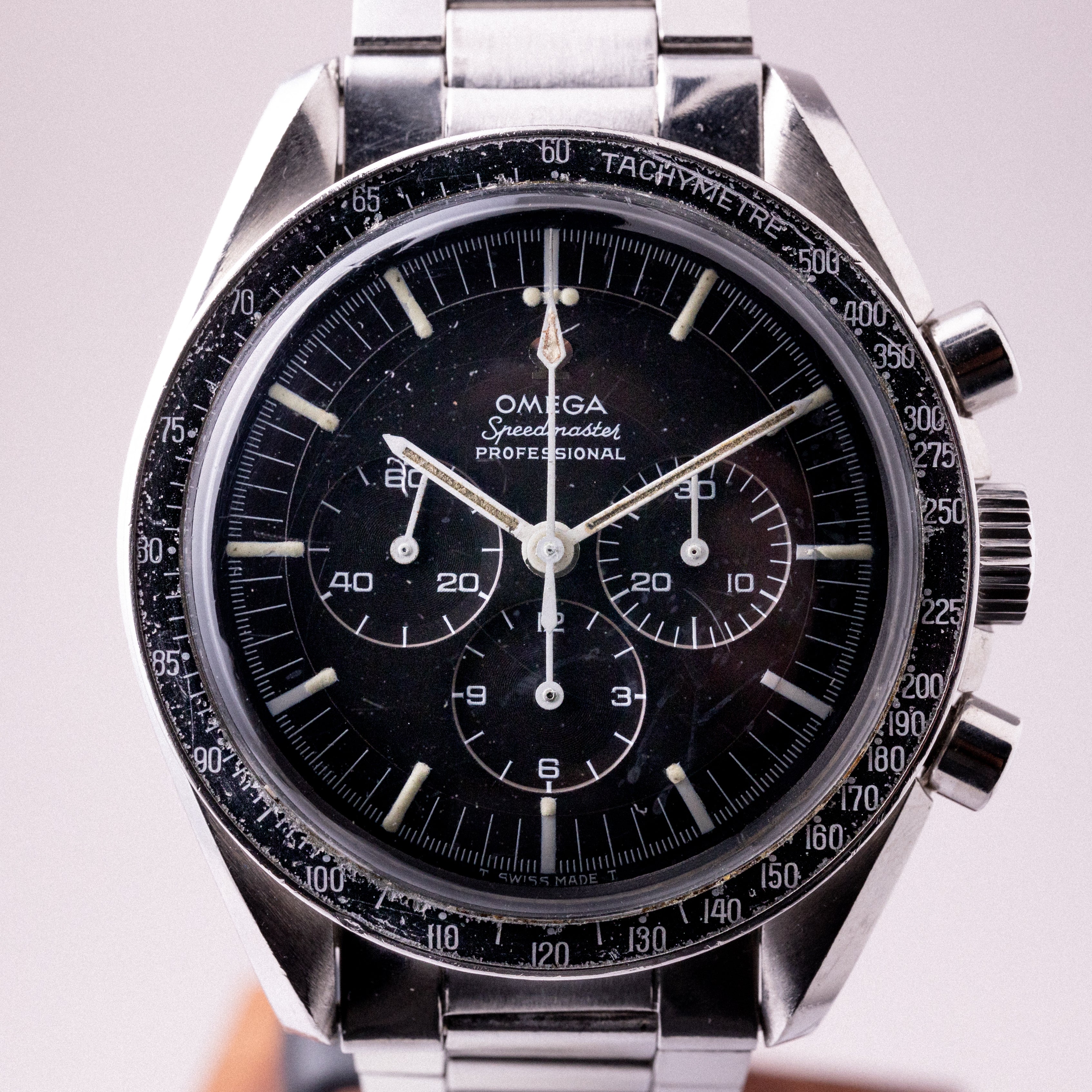 オメガ 1967年製 スピードマスター プロフェッショナル 4th 純正キャタピラブレス付き