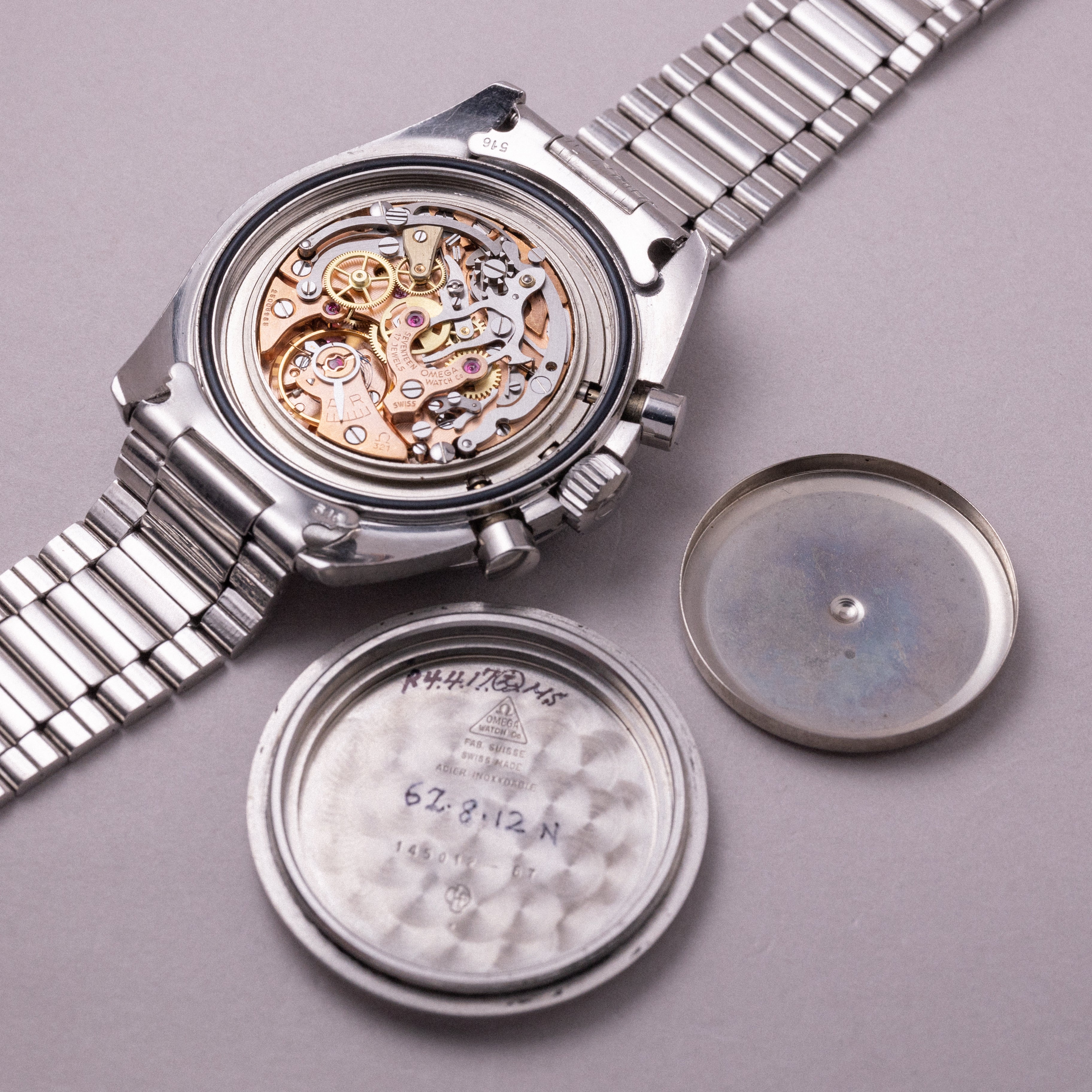 オメガ 1967年製 スピードマスター プロフェッショナル 4th 純正キャタピラブレス付き