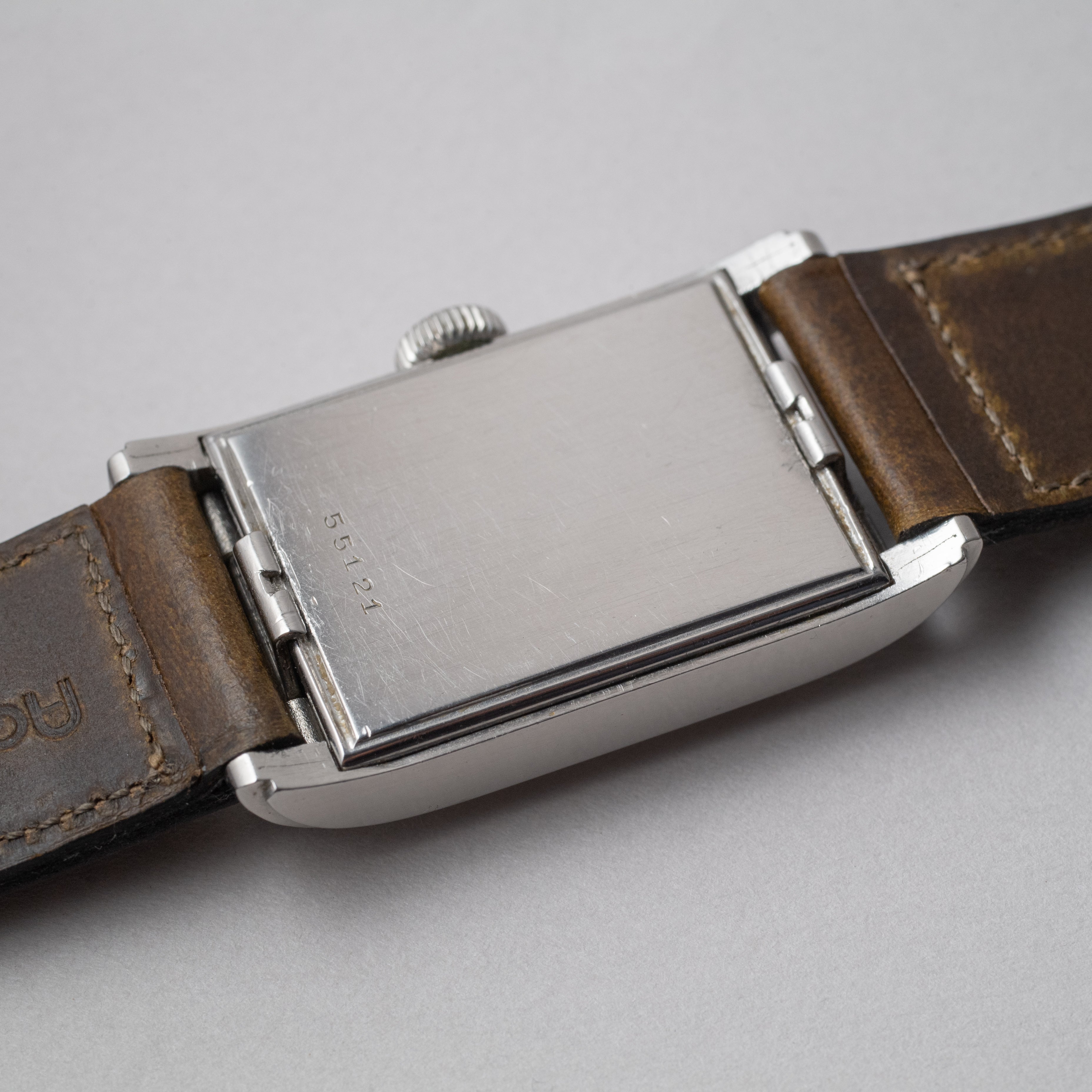 ジャガールクルト マリーン2ケース 防水レクタンギュラー 1940年代製