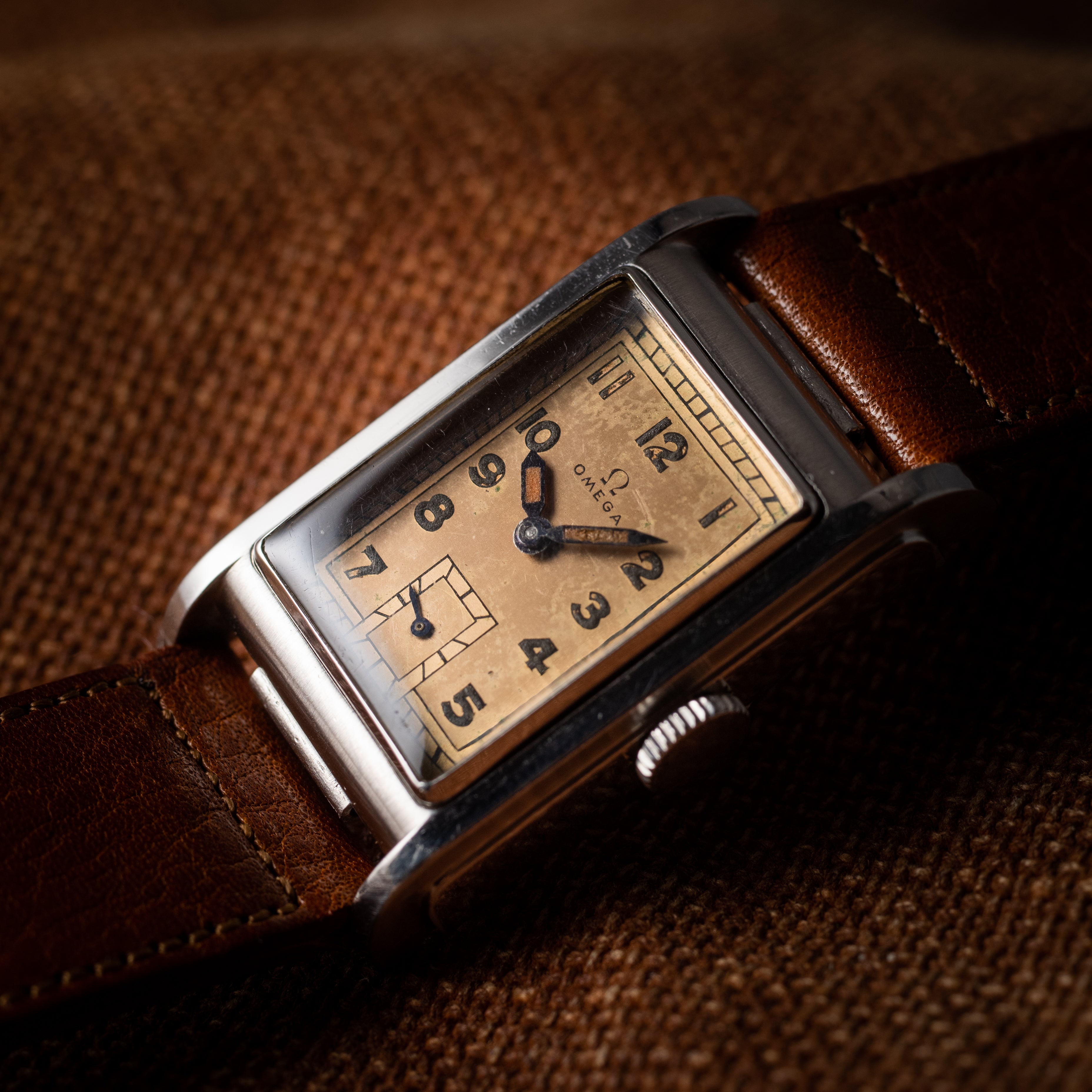オメガ マリーン 2nd レクタンギュラー 1940年代 手巻き