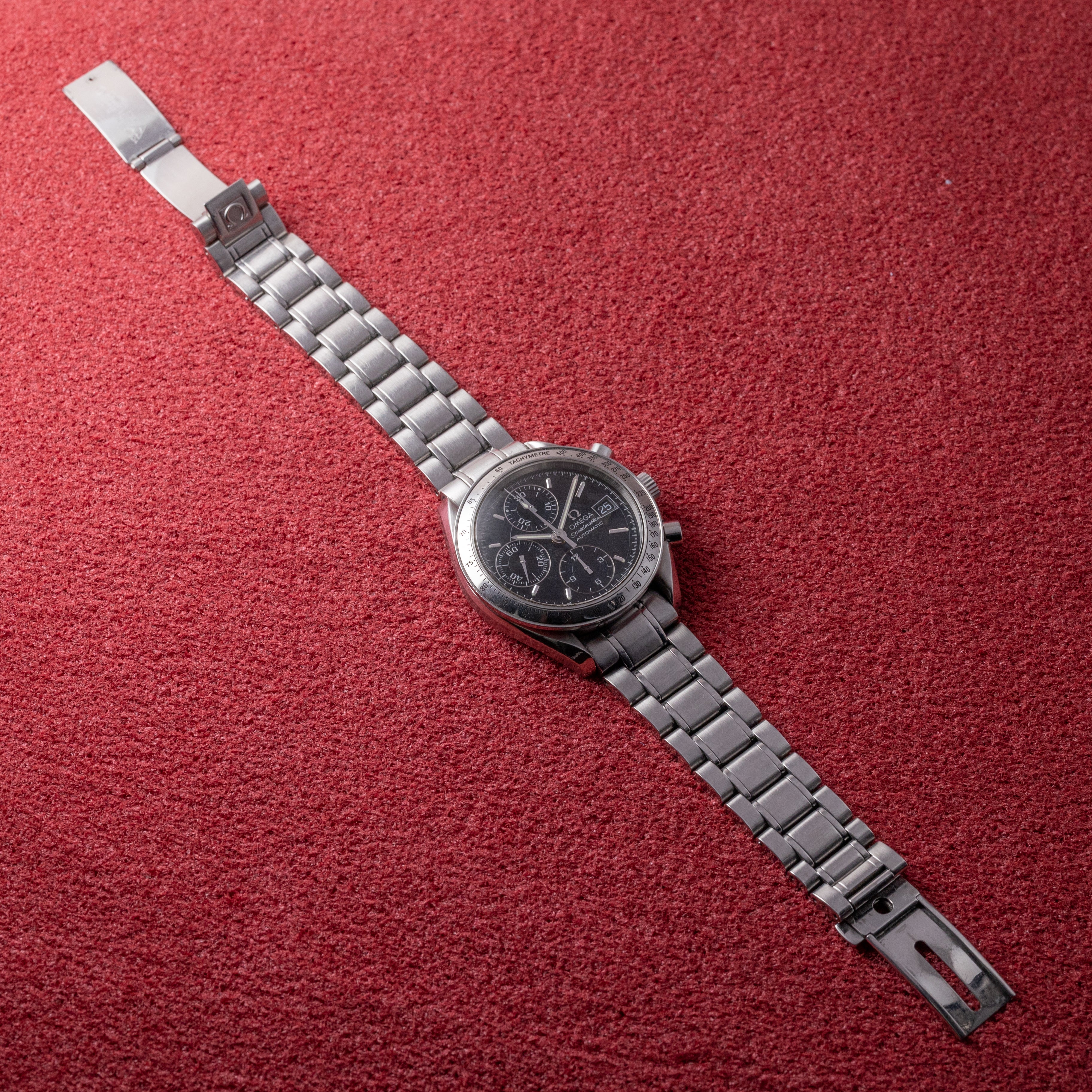 オメガ 1998年製 スピードマスターデイト ブラック 自動巻きクロノグラフ