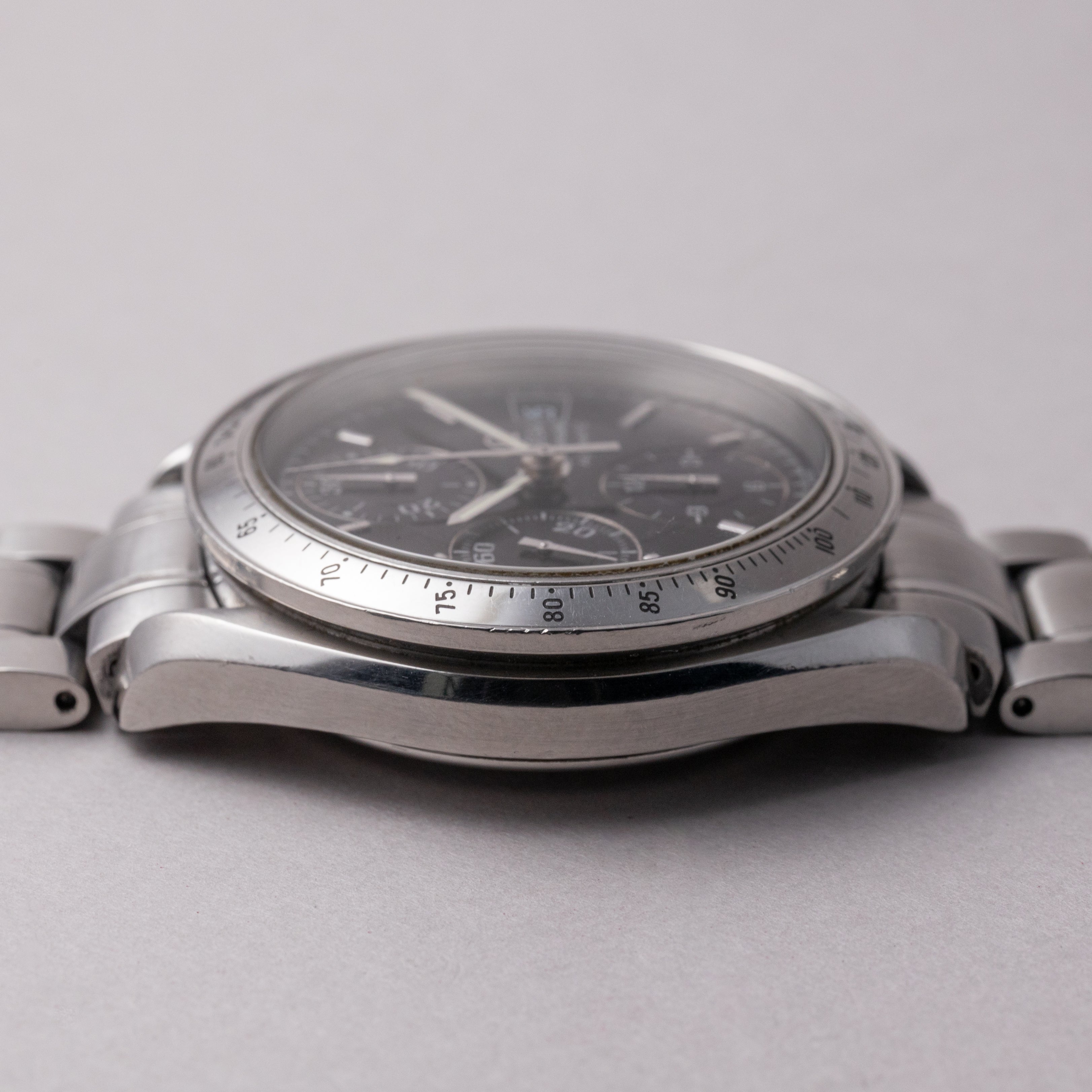 オメガ 1998年製 スピードマスターデイト ブラック 自動巻きクロノグラフ