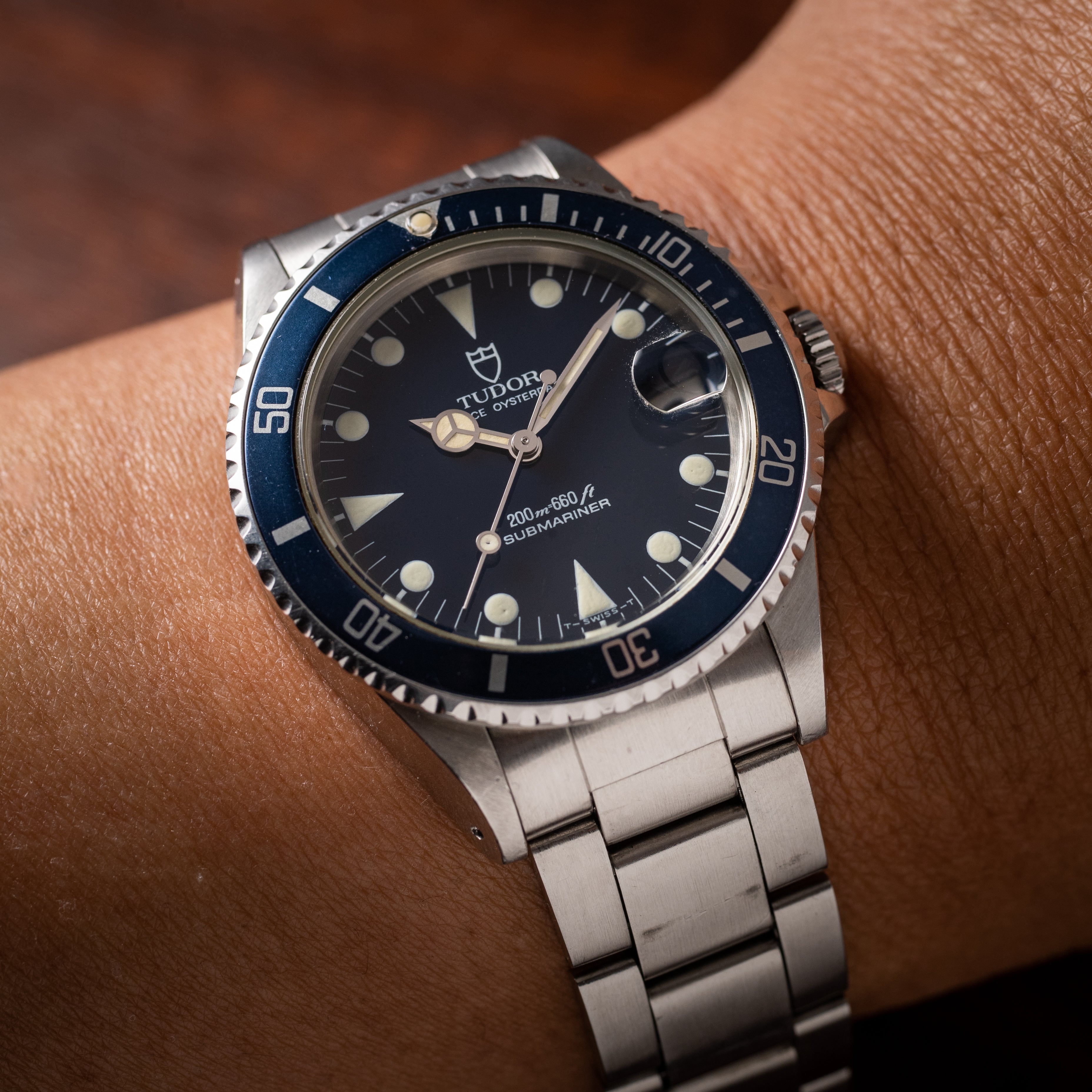 チューダー サブマリーナ Ref.75090 ブルー 1992年製 ミッドサイズダイバー