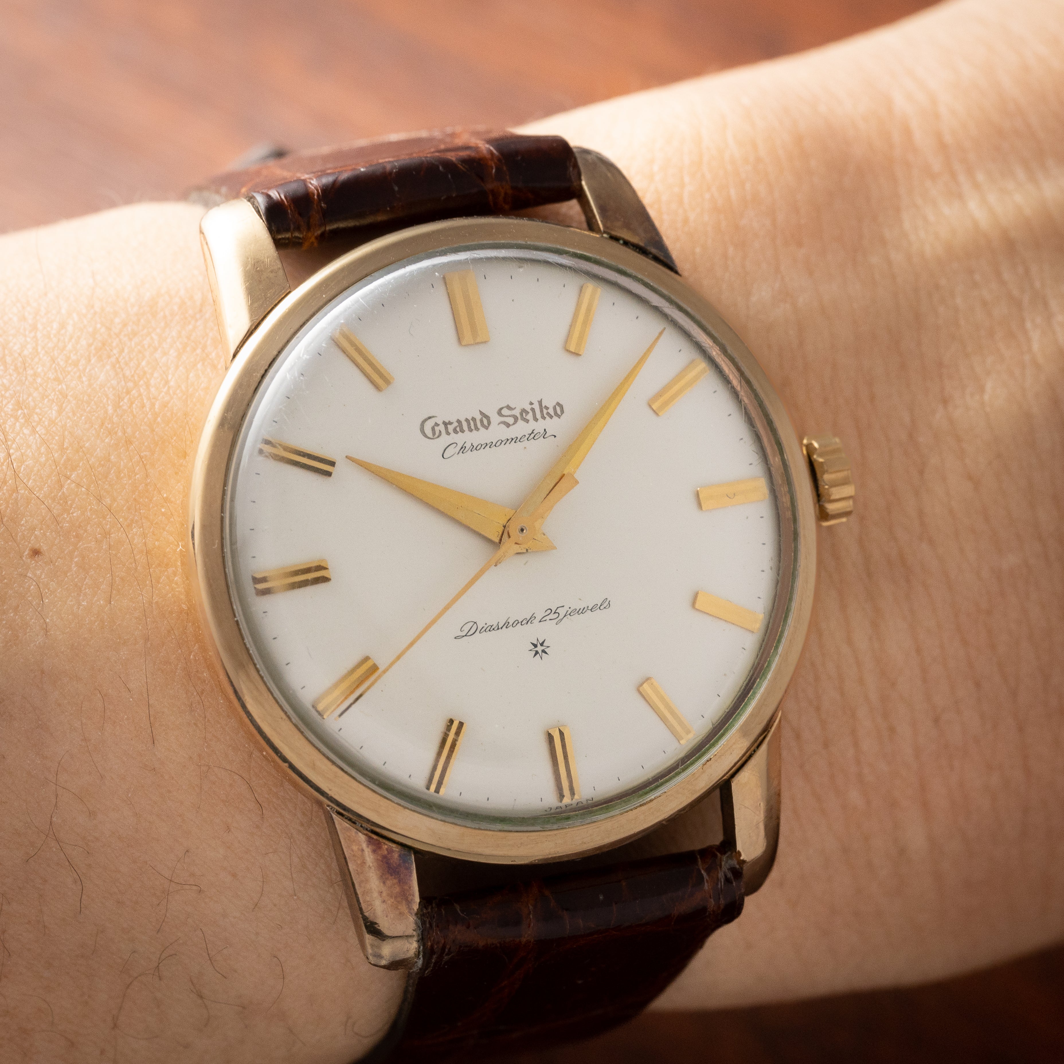 SEIKO グランドセイコー1st 1962年製 純正尾錠付き Ref.J14070