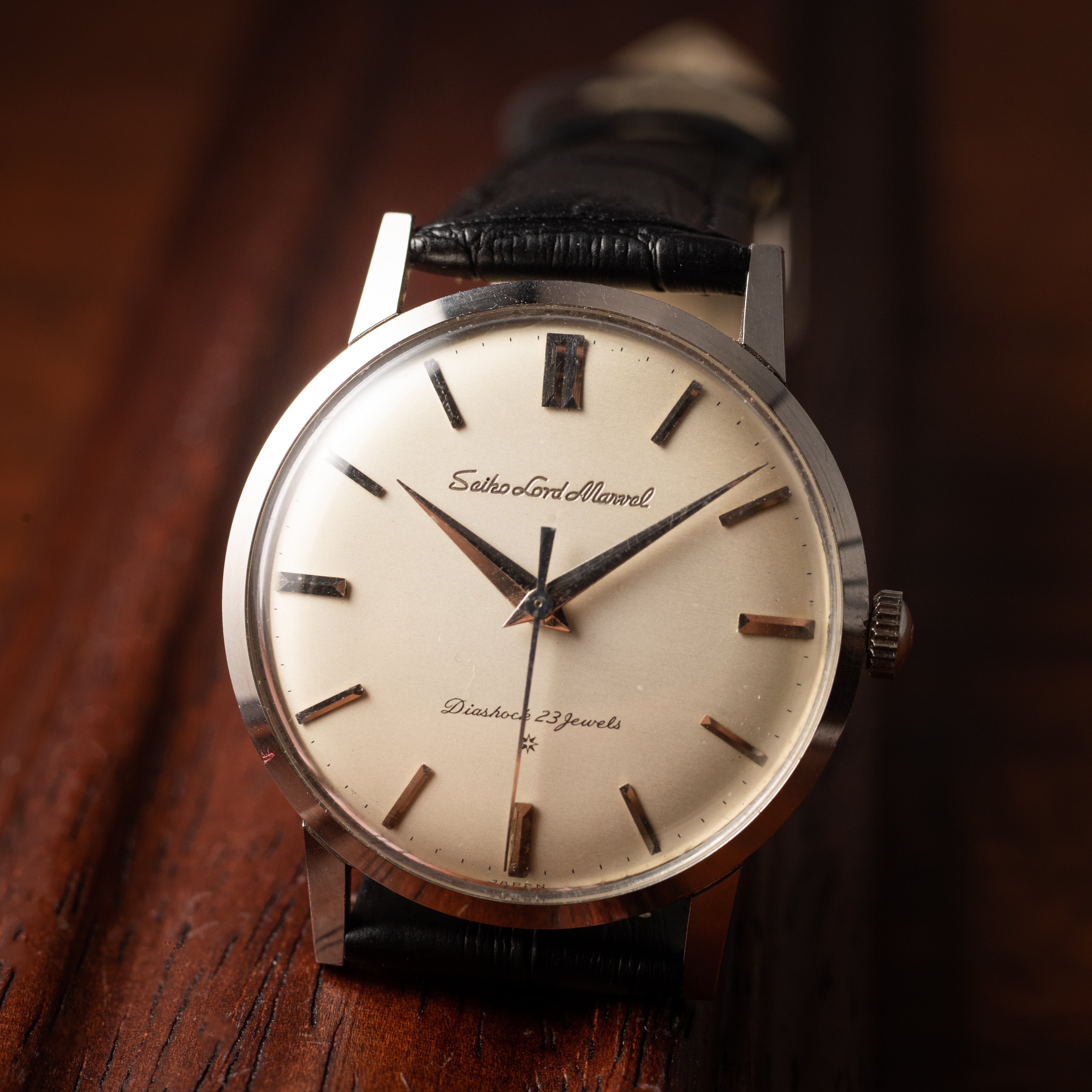 セイコー ロードマーベル 1959年製 SDダイヤル 手巻き SS