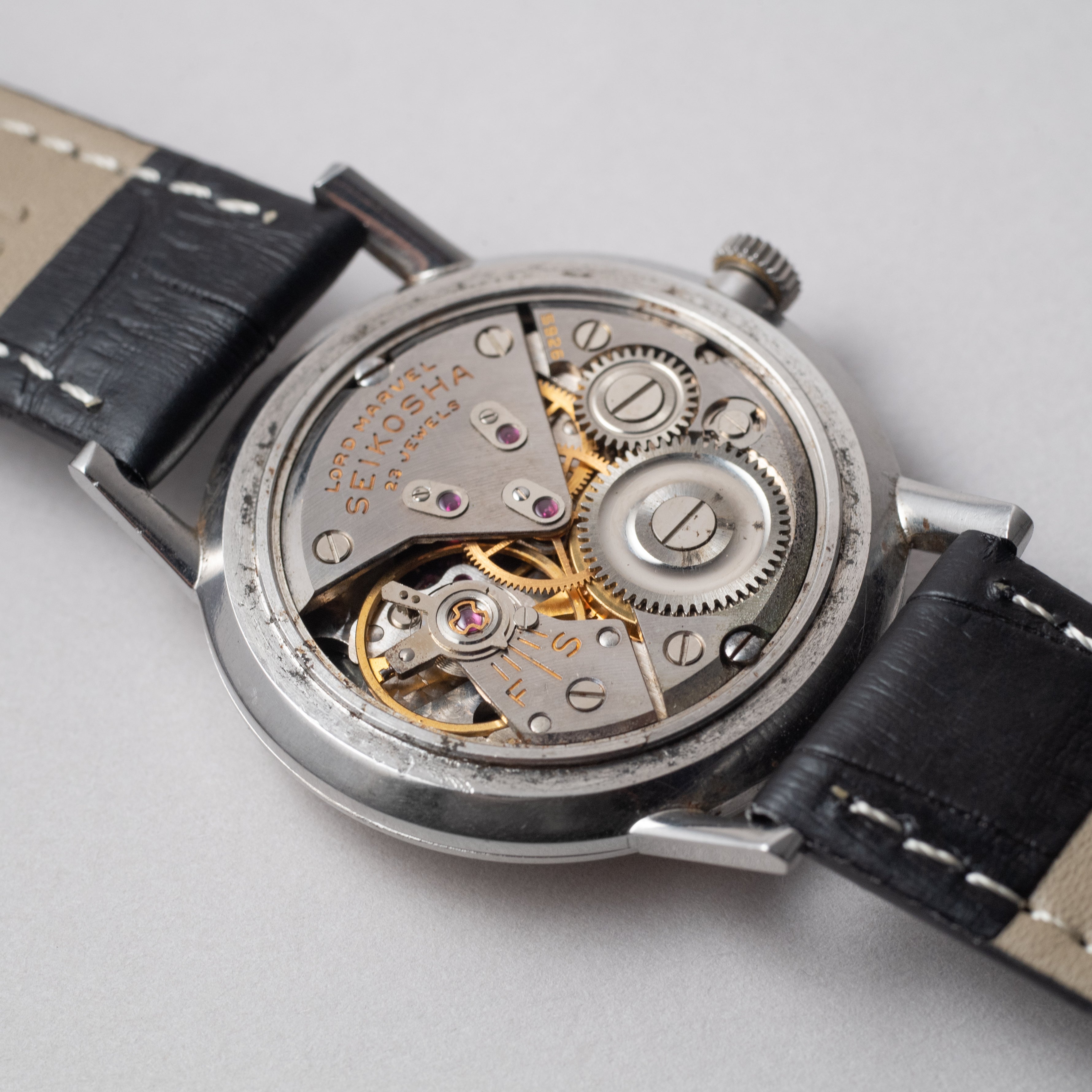 セイコー ロードマーベル 1959年製 SDダイヤル 手巻き SS