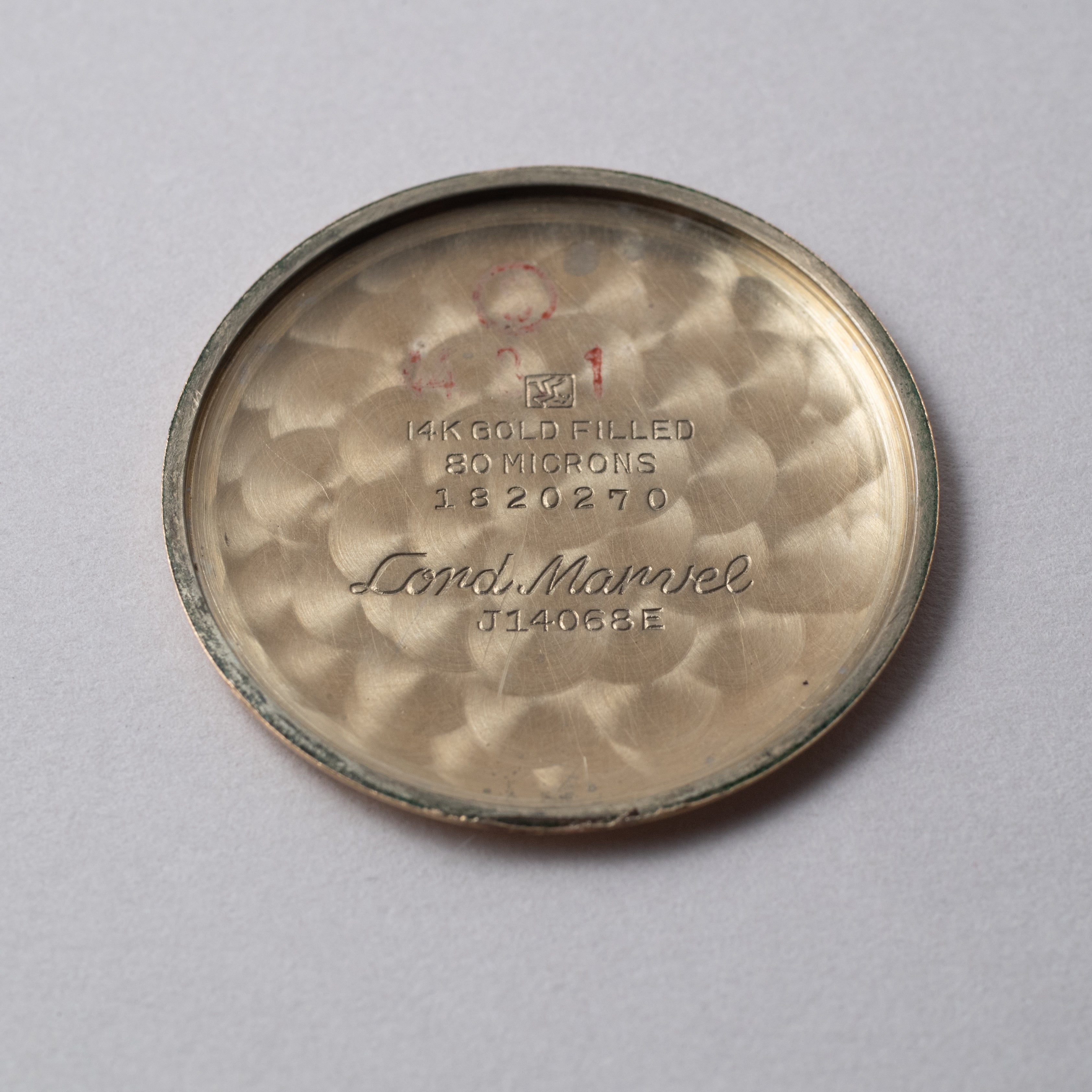 セイコー ロードマーベル 1961年製 手巻き GF 純正尾錠付き