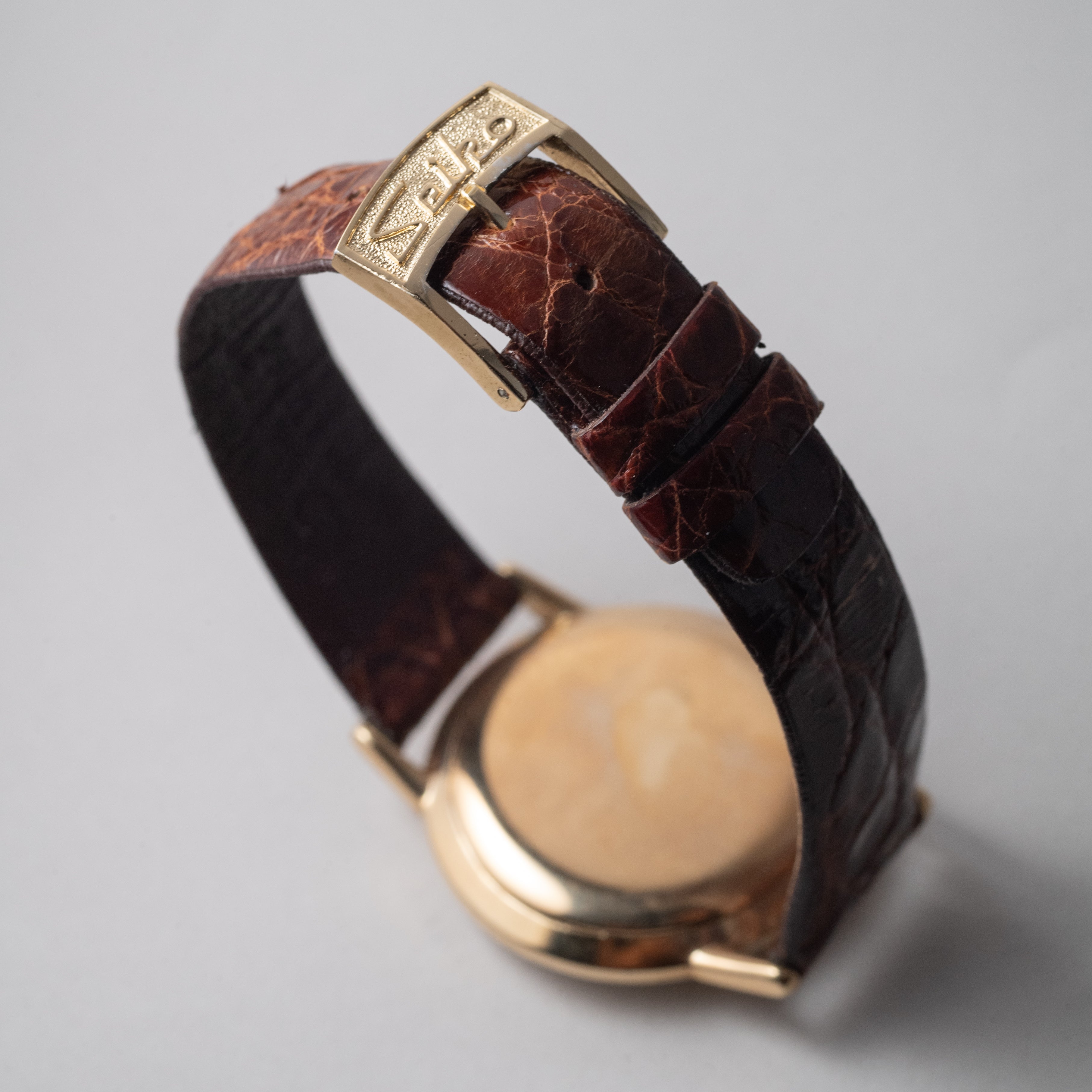 セイコー ロードマーベル 1961年製 手巻き GF 純正尾錠付き