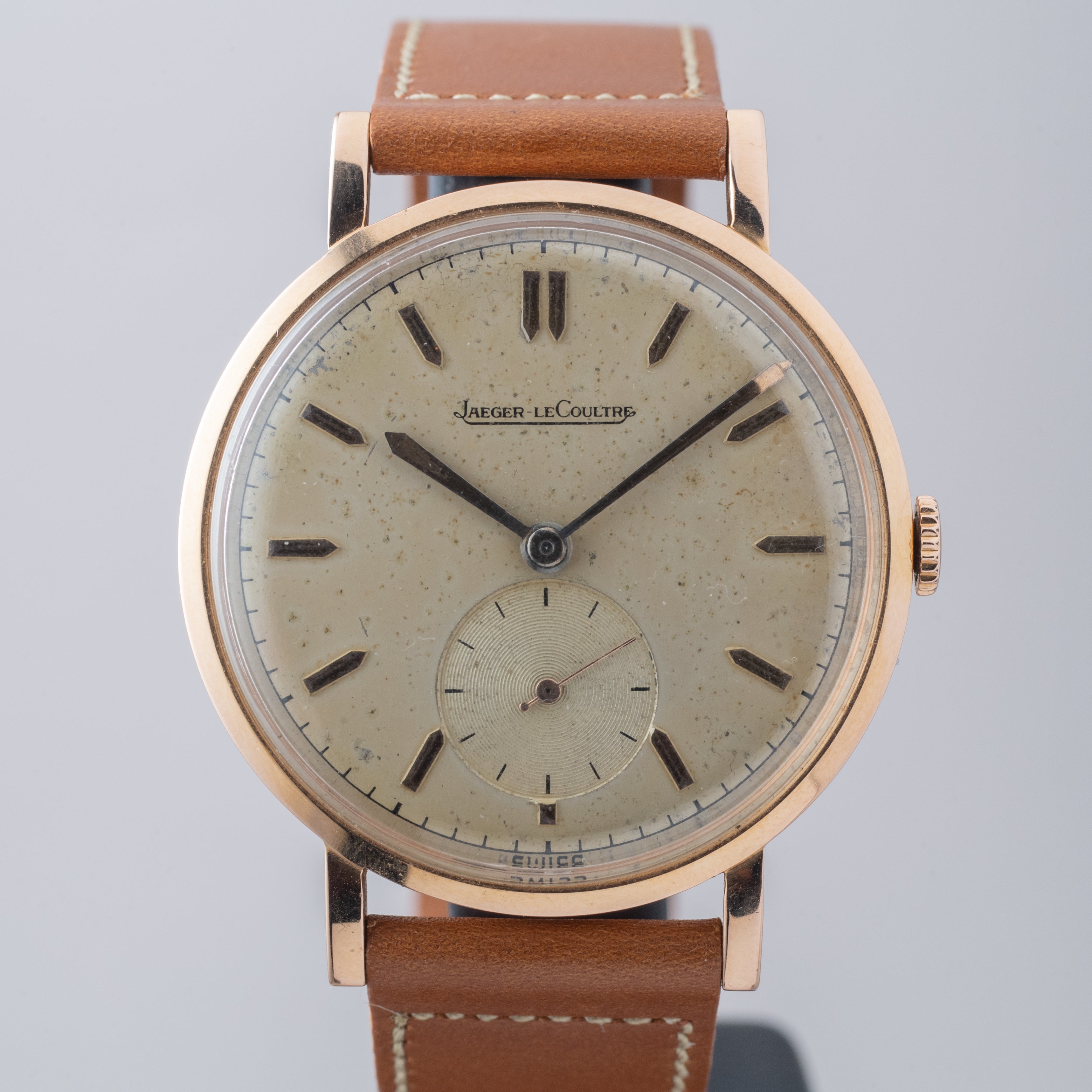 ジャガールクルト 18KPGラウンドケース 1940年代製 スモールセコンドCal. P440/3C
