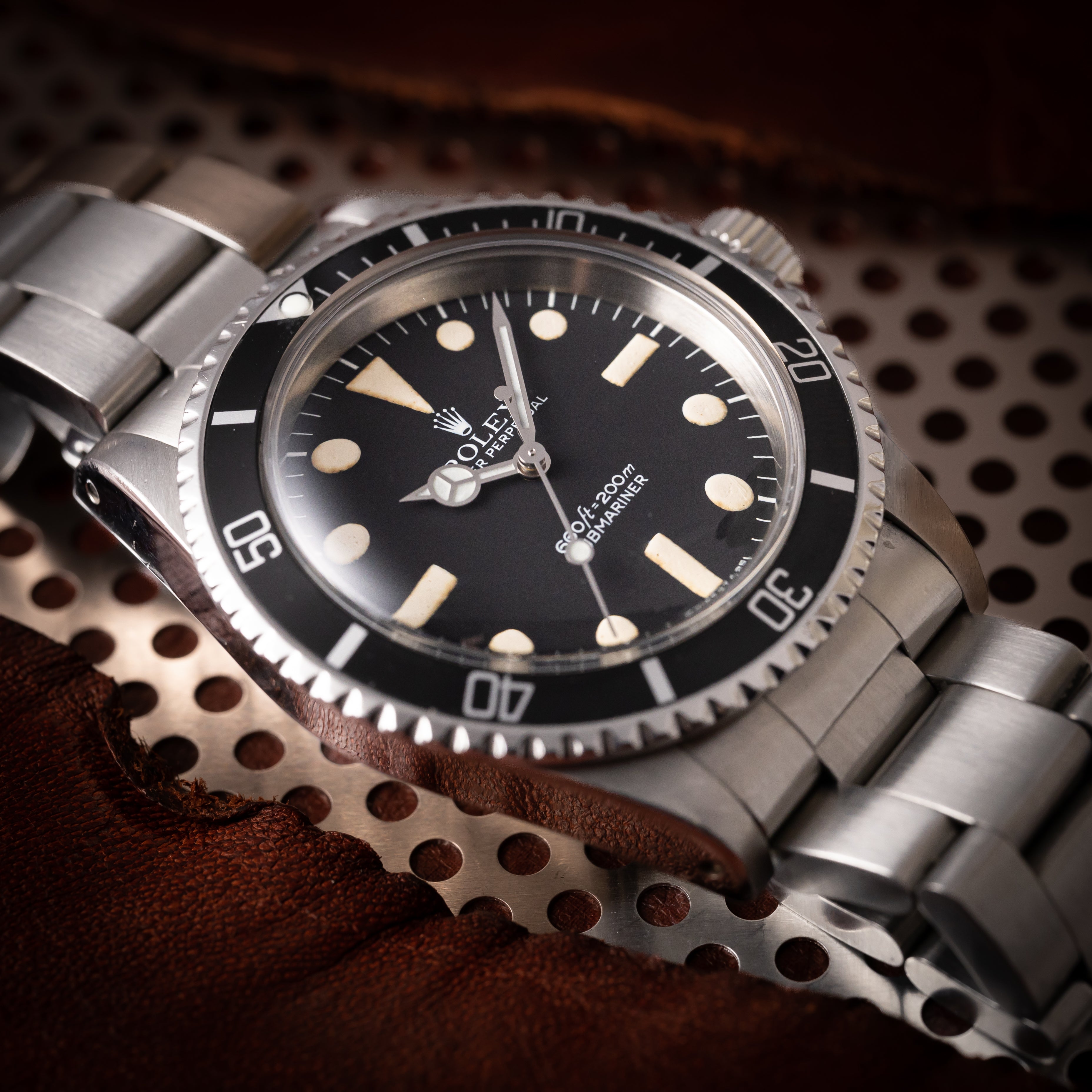 ロレックス サブマリーナ 1978年製マークⅠダイヤル フチなし Ref.5513 国際サービス保証書付き