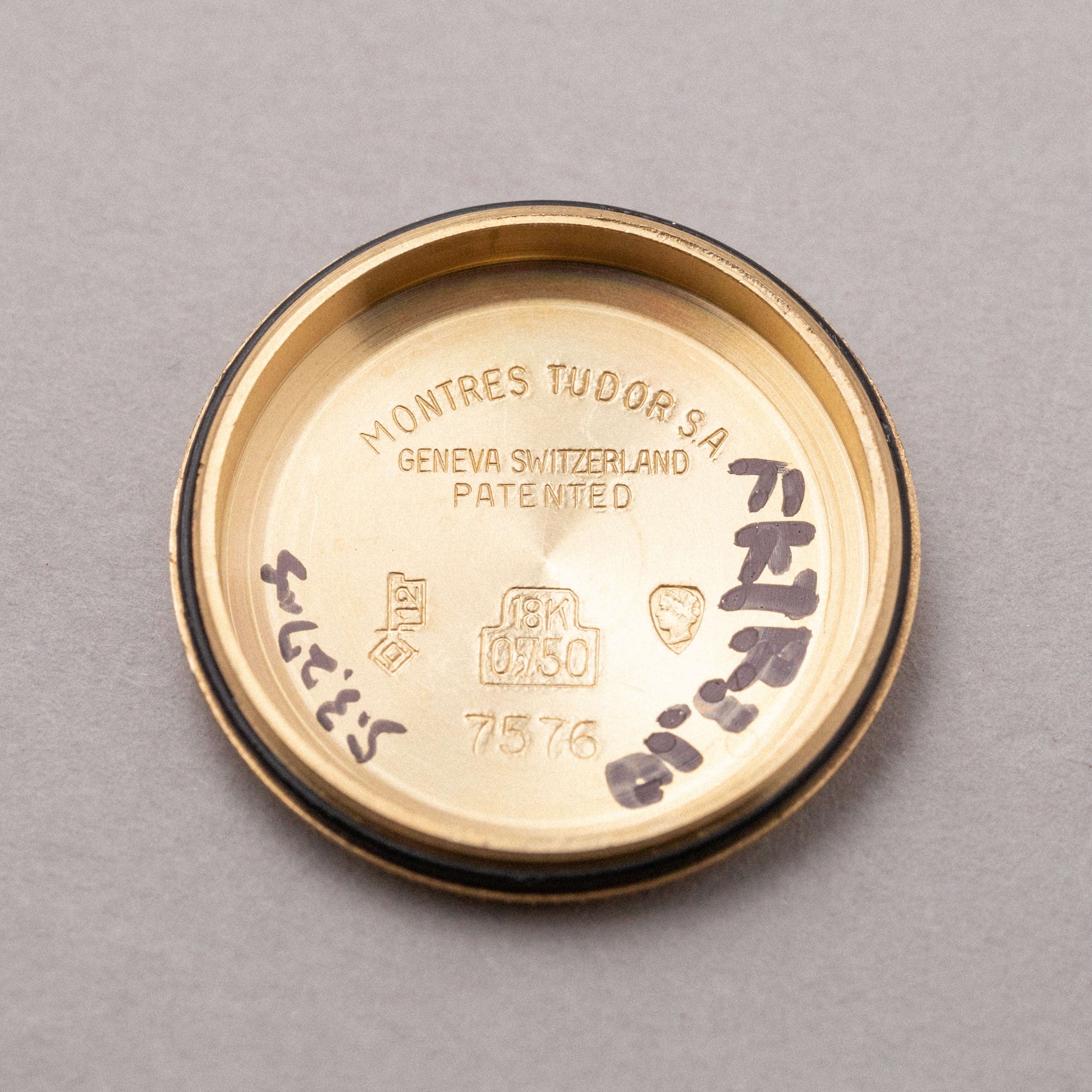 チューダー 1971年製 プリンセスデイト18金無垢ケース Ref.7592