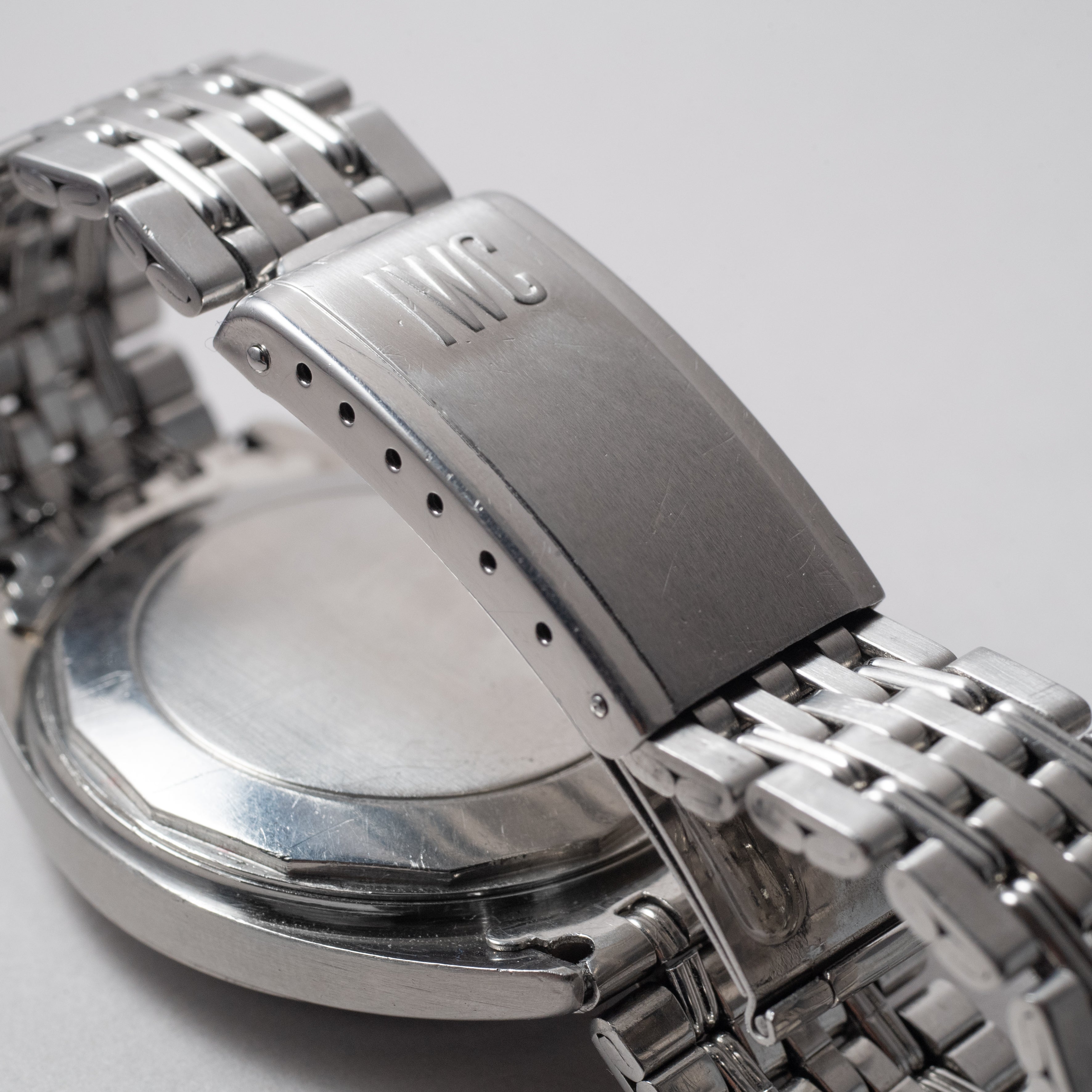 IWC ヨットクラブ ブルー 希少Cal.89搭載手巻きモデル 1974年製 純正GFブレス