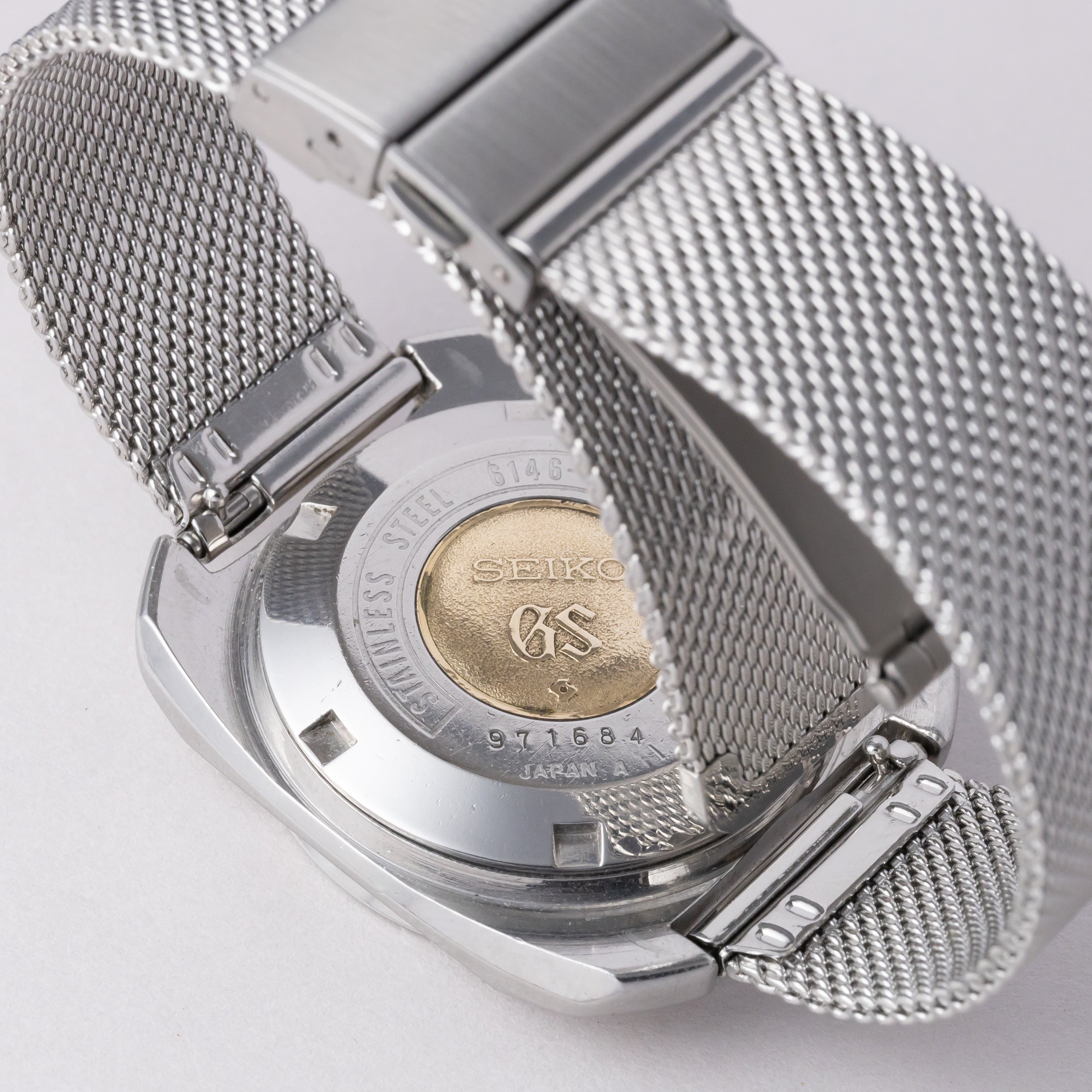 グランドセイコー 座布団ケース 1969年製 ハイビート10振動 Ref.6146-8020 グレーダイヤル