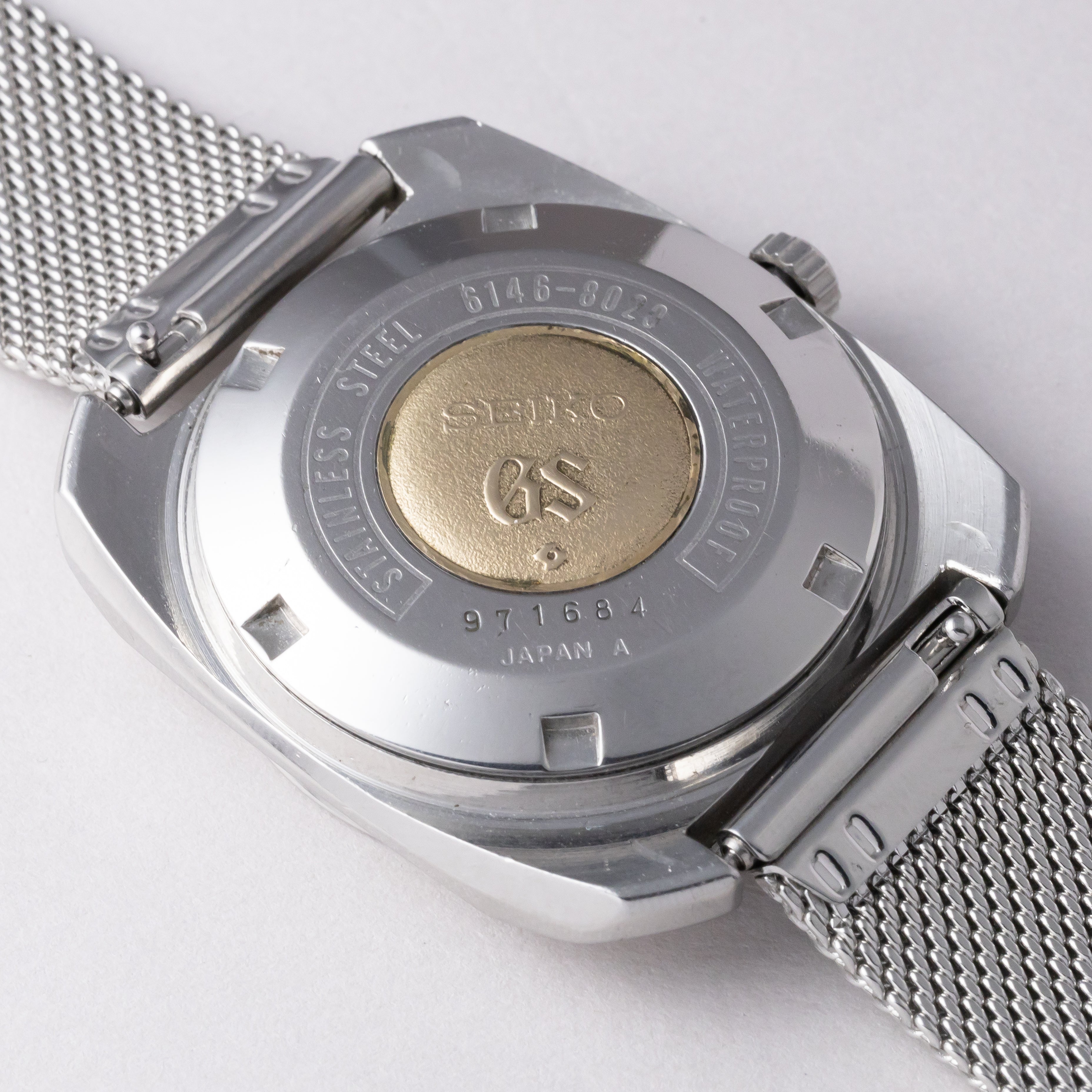 グランドセイコー 座布団ケース 1969年製 ハイビート10振動 Ref.6146-8020 グレーダイヤル