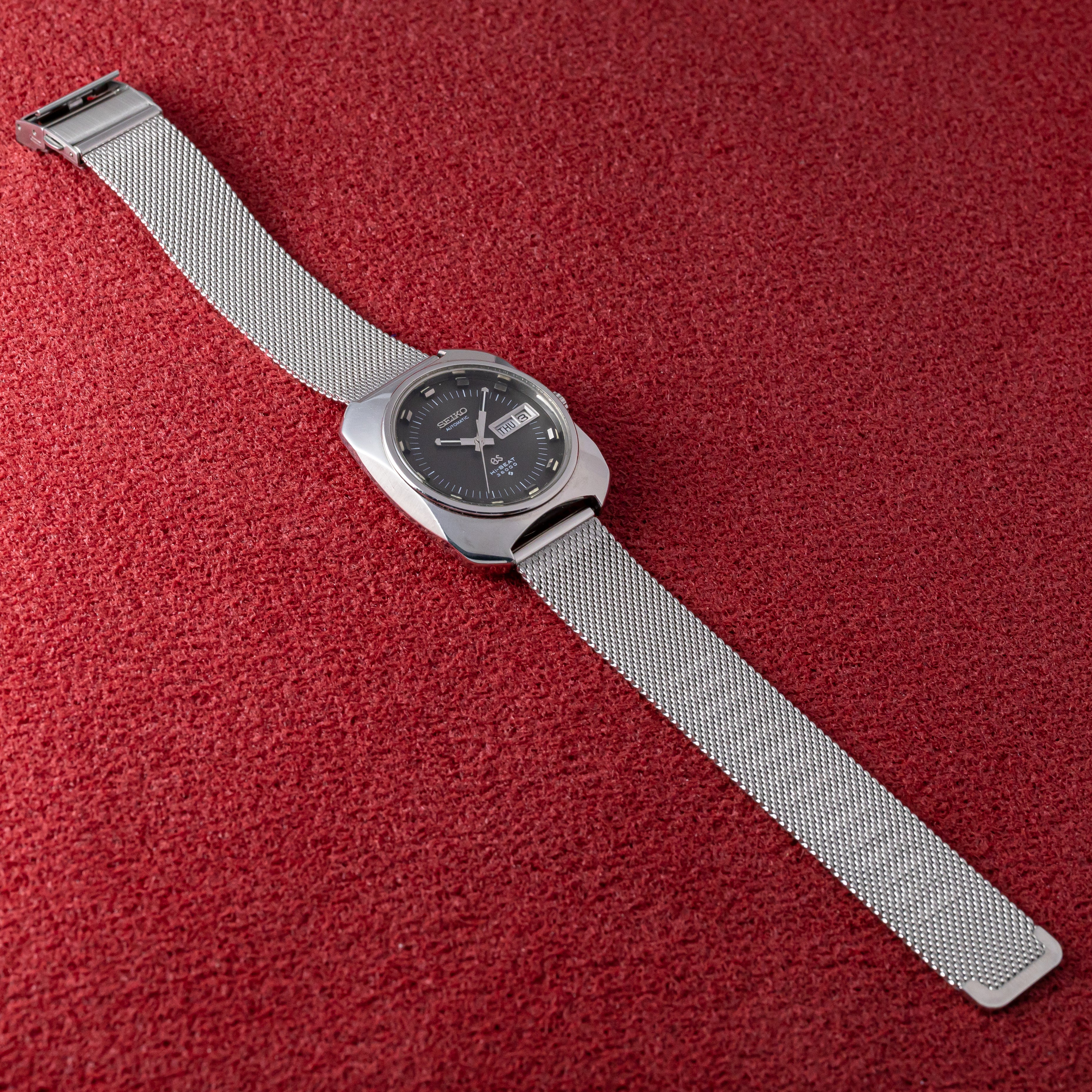 グランドセイコー 座布団ケース 1969年製 ハイビート10振動 Ref.6146-8020 グレーダイヤル