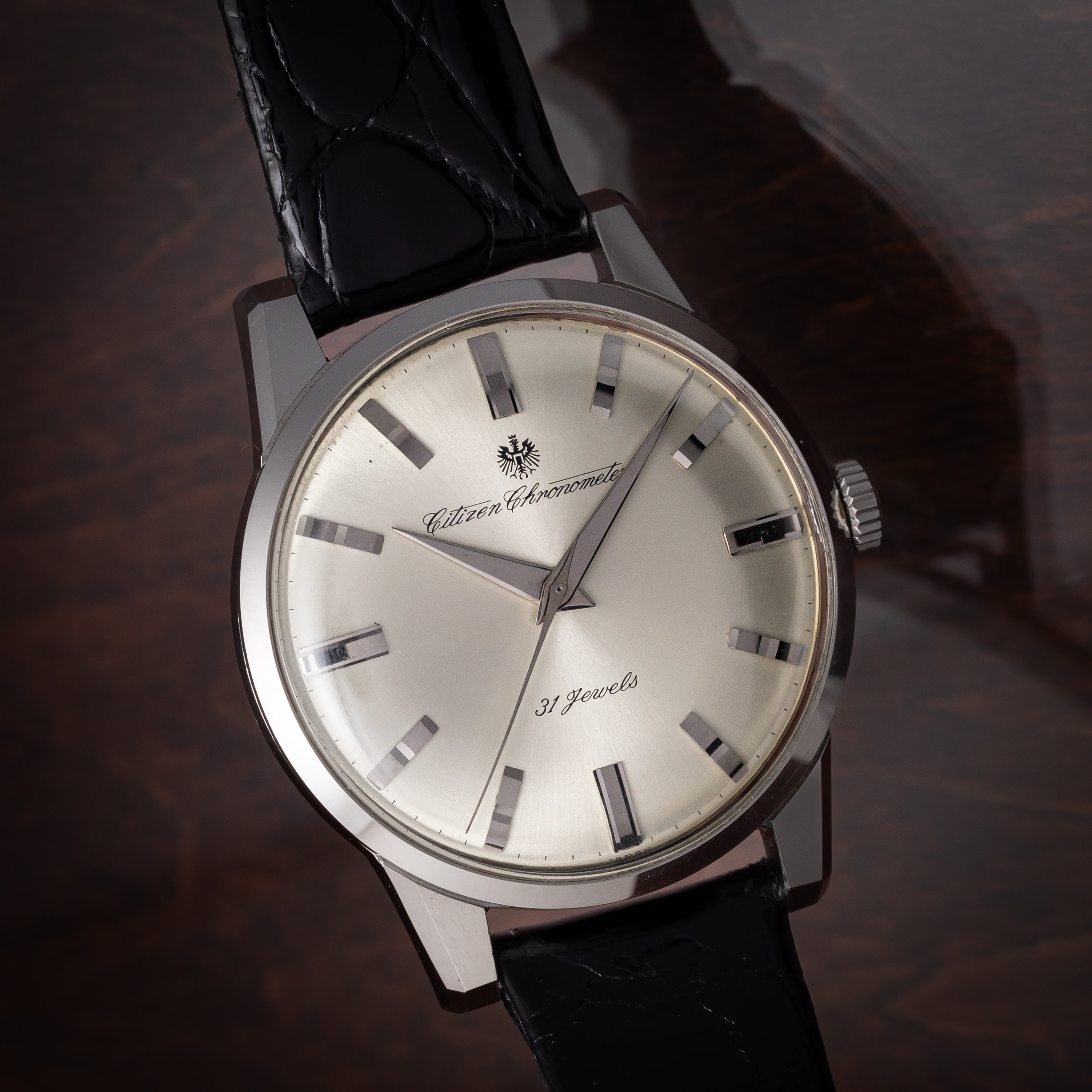 CITIZEN H856 ステンレススチール時計 シチズン クロノメーター 1962年製 ステンレスケース