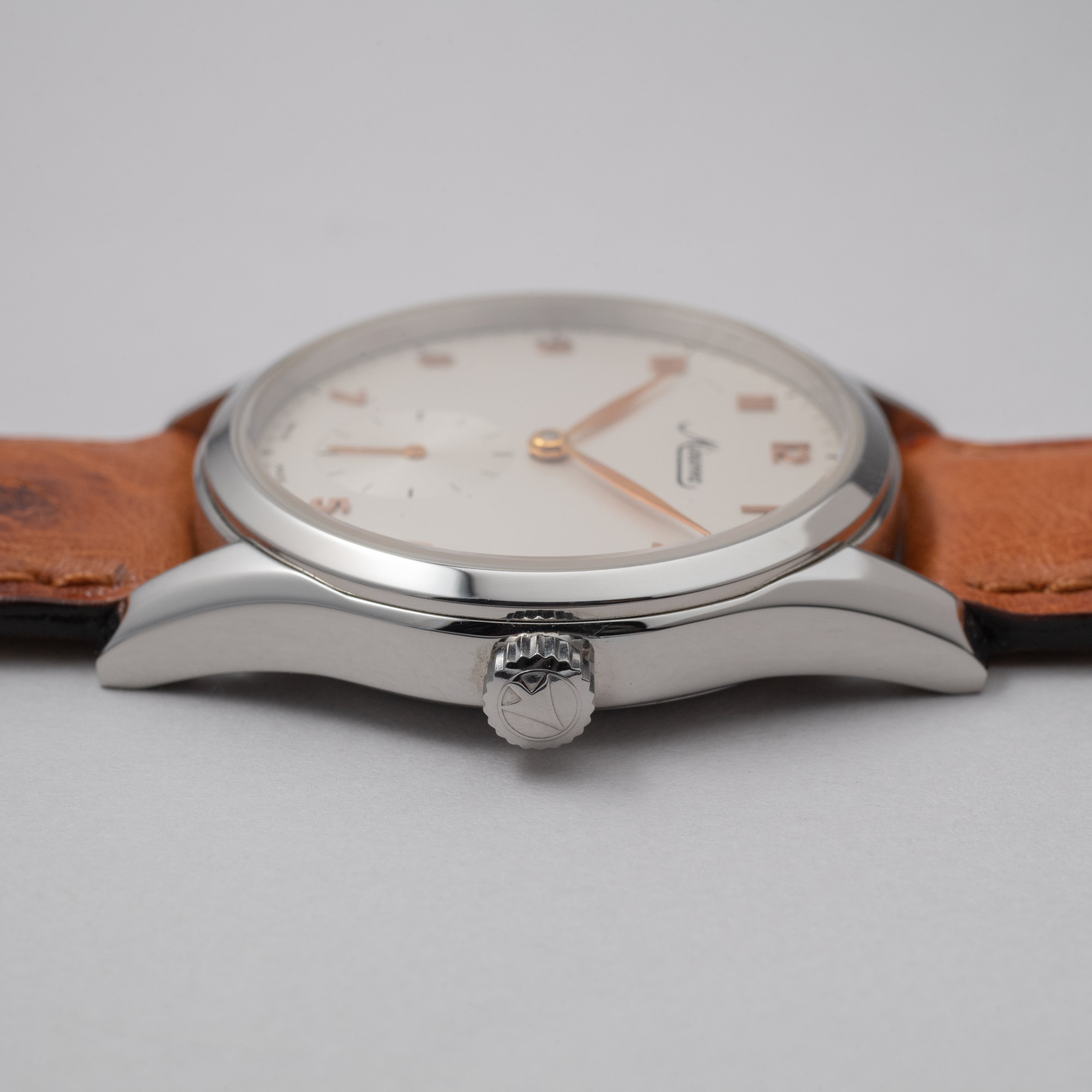 ミネルバ ピタゴラス 未使用 1990年代製 純正オーストリッチ