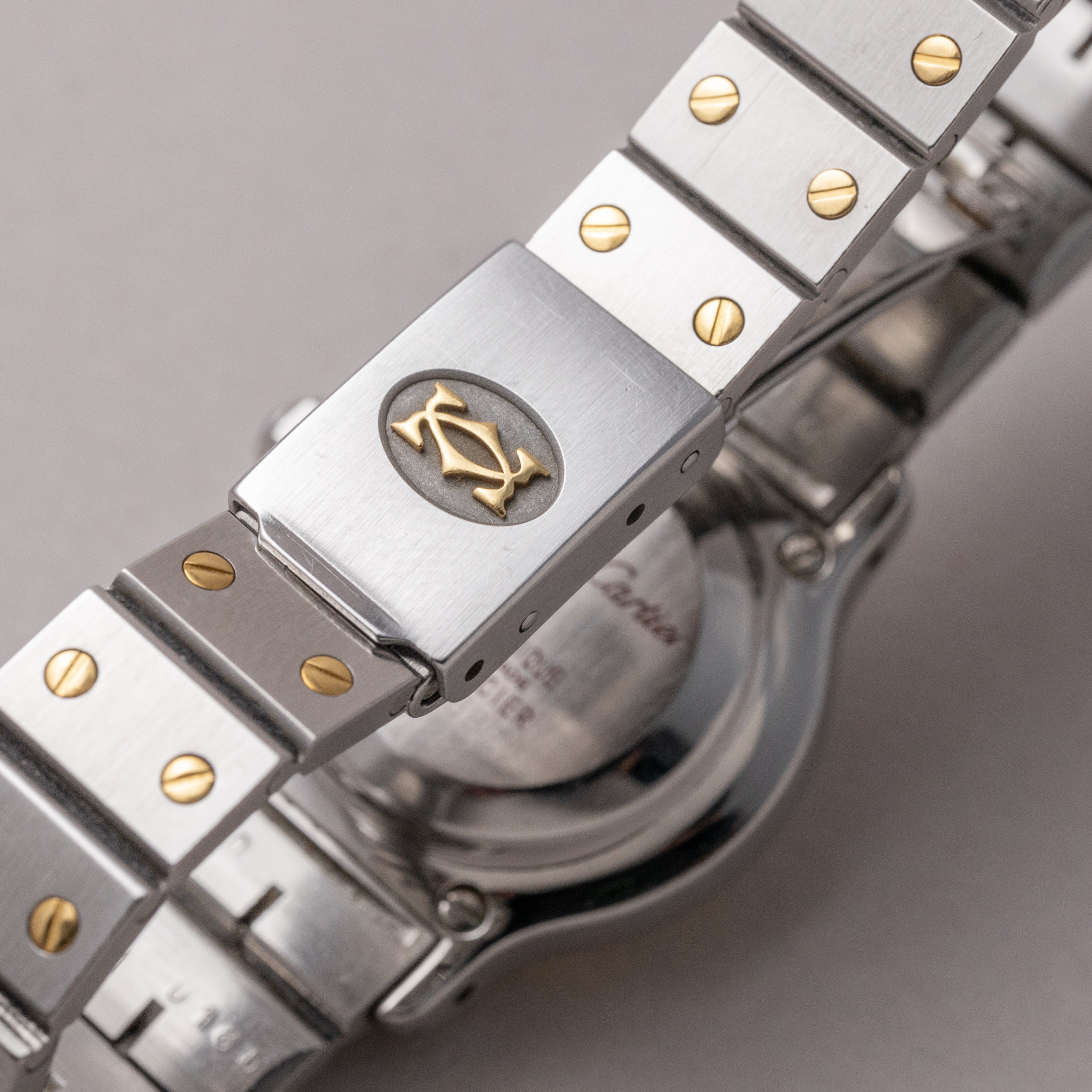 カルティエ サントス オクタゴン コンビ SMサイズ レディース 1980年代